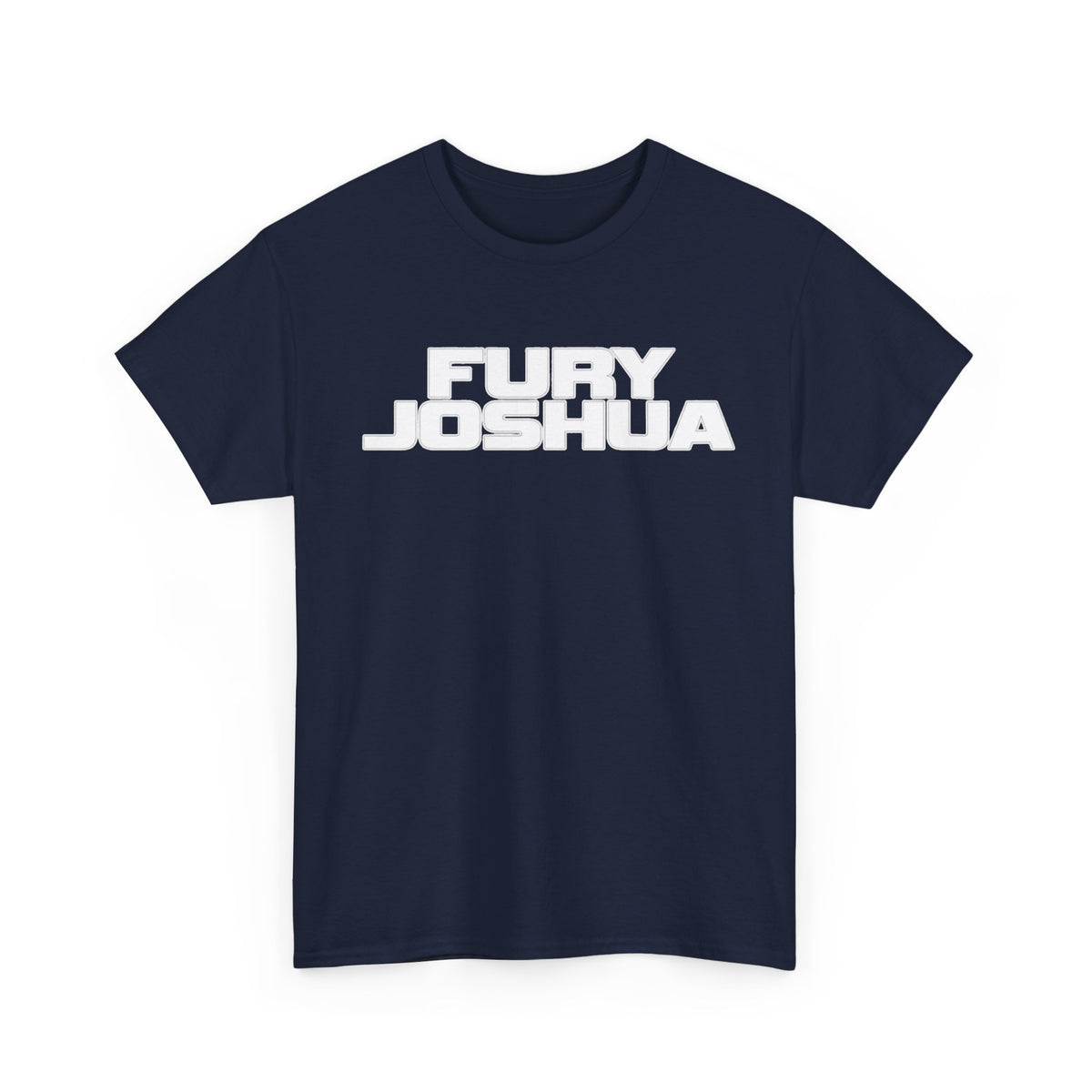 Fury vs Joshua Boxing Cotton T‑Shirt — Heavyweight Fight Night Tee