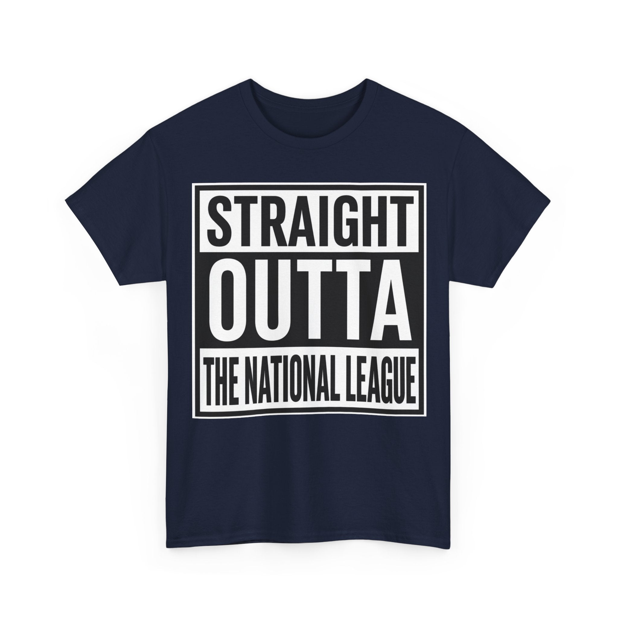 Straight Outta The National League T-Shirt – Football Fan Graphic Tee