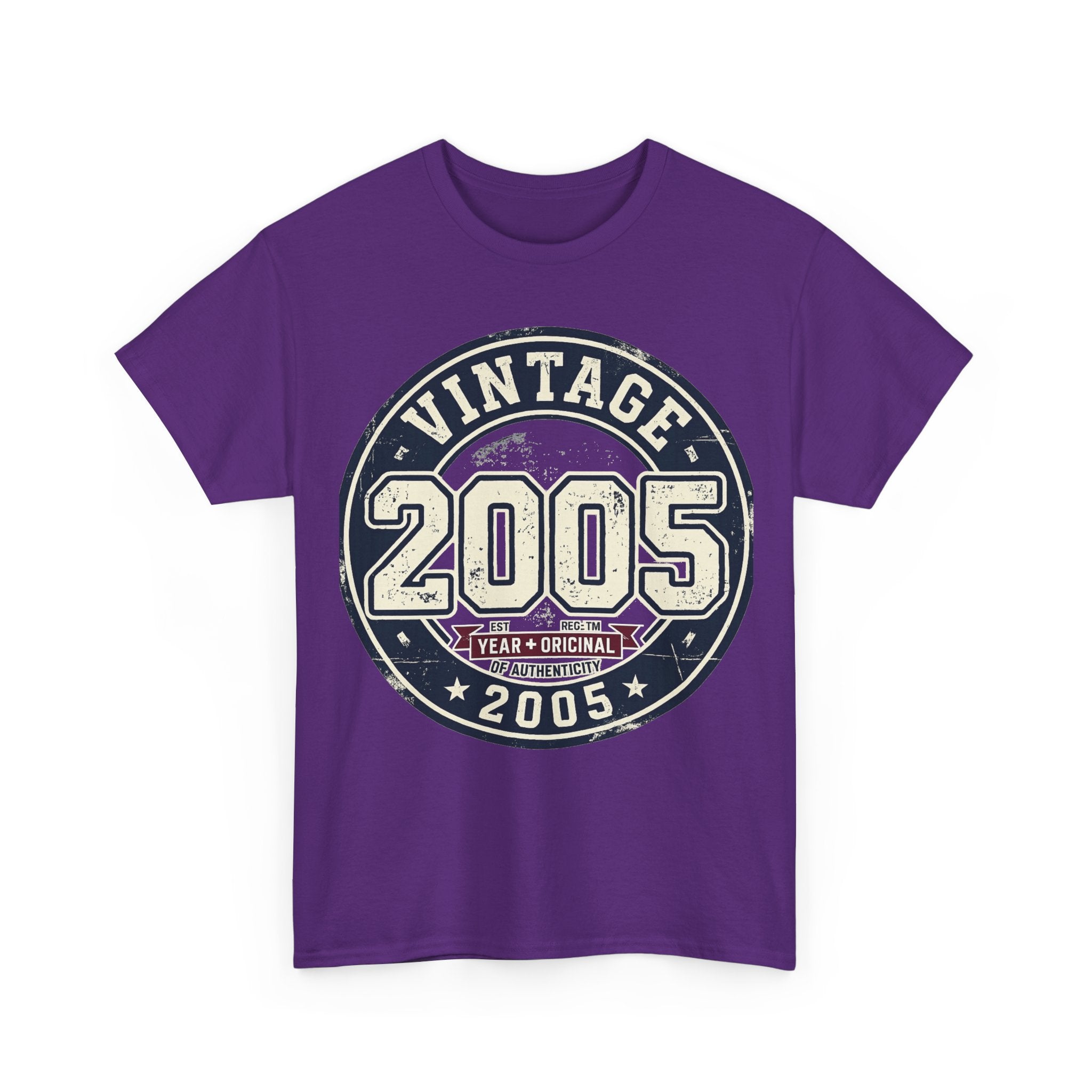 Vintage 2005 T-Shirt — Retro Birth Year Graphic Tee