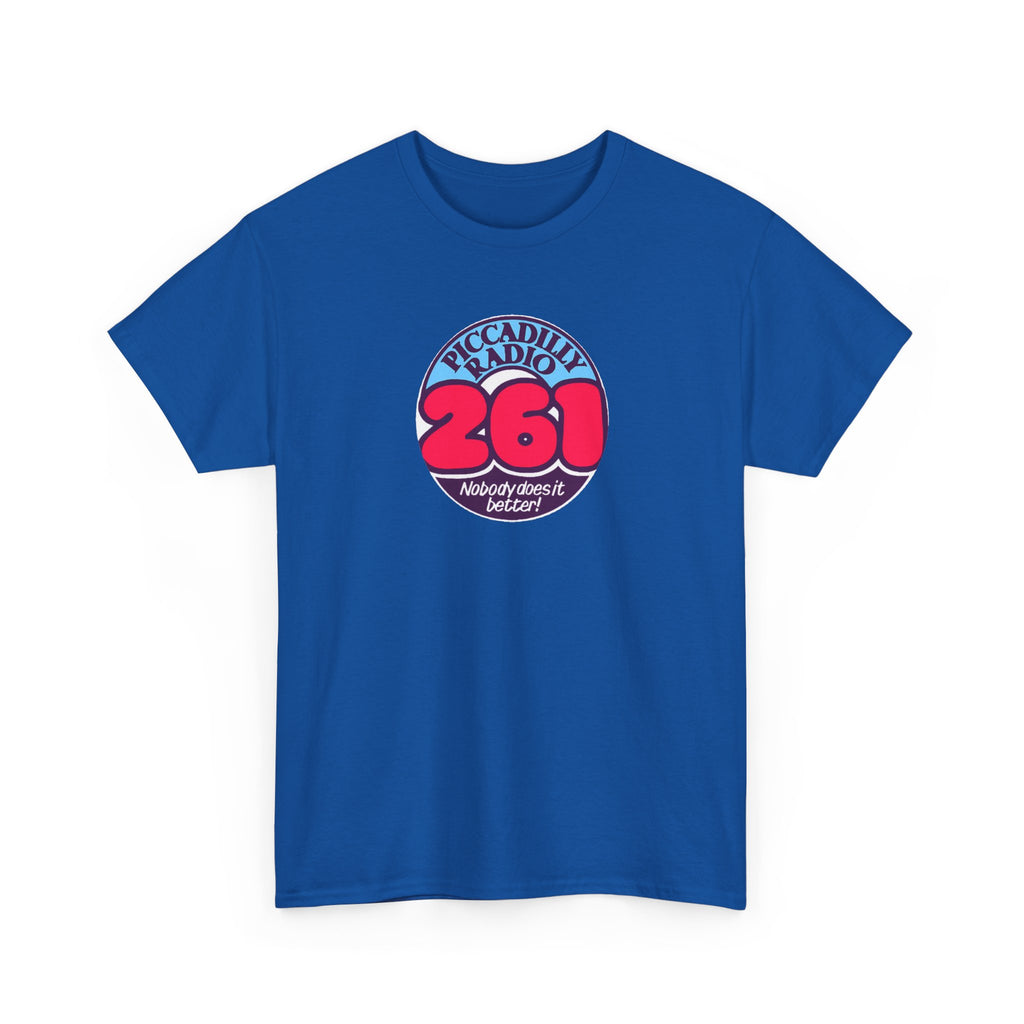 Piccadilly Radio '261' Logo T‑Shirt — Vintage Unofficial Radio Station Graphic Tee