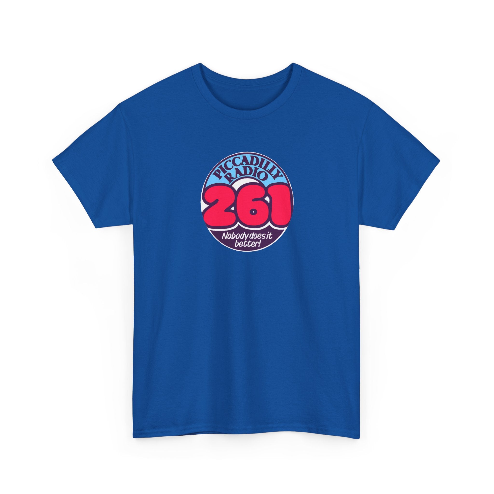 Piccadilly Radio '261' Logo T‑Shirt — Vintage Unofficial Radio Station Graphic Tee