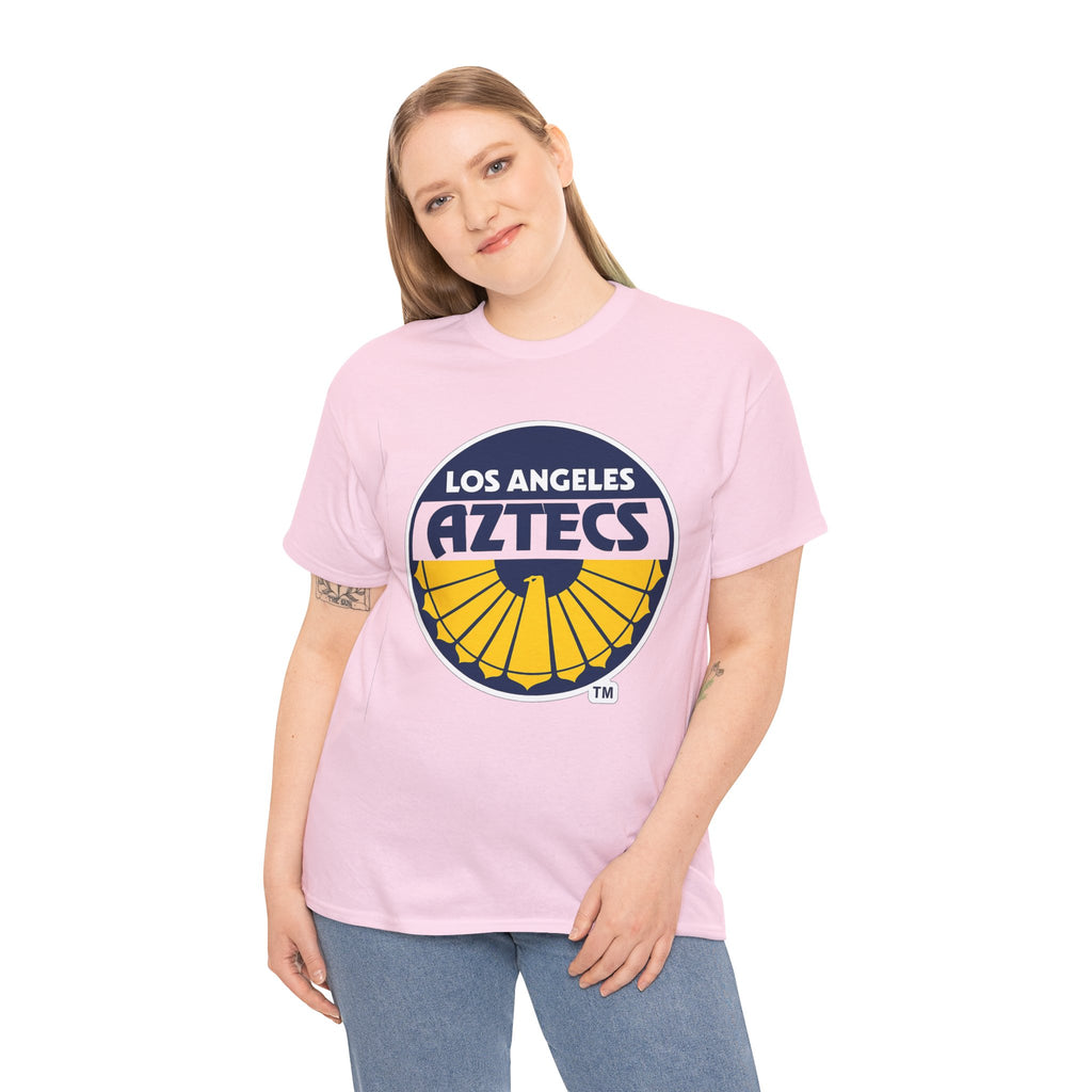 Los Angeles Aztecs Vintage Logo Cotton T-Shirt