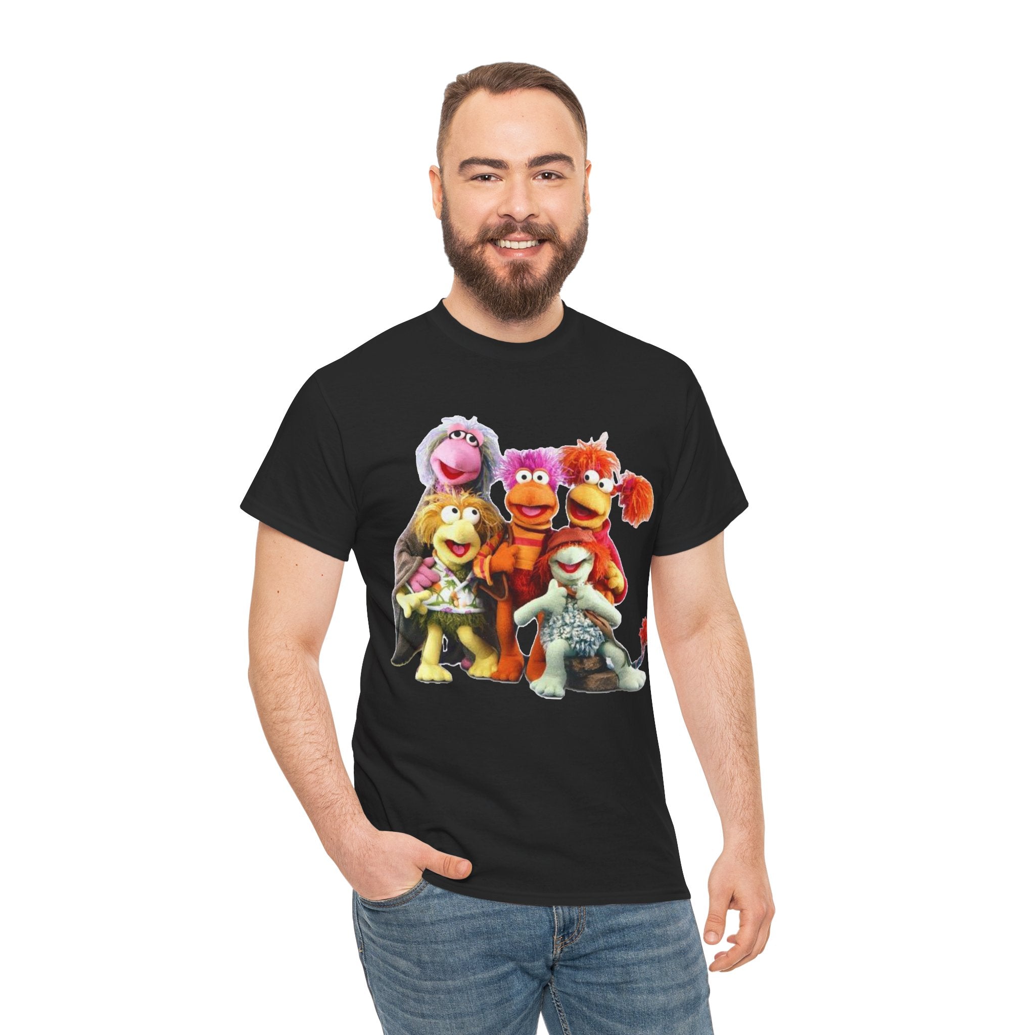 Fraggle Rock Characters T-Shirt — Vintage 80s Kids TV Crew Tee