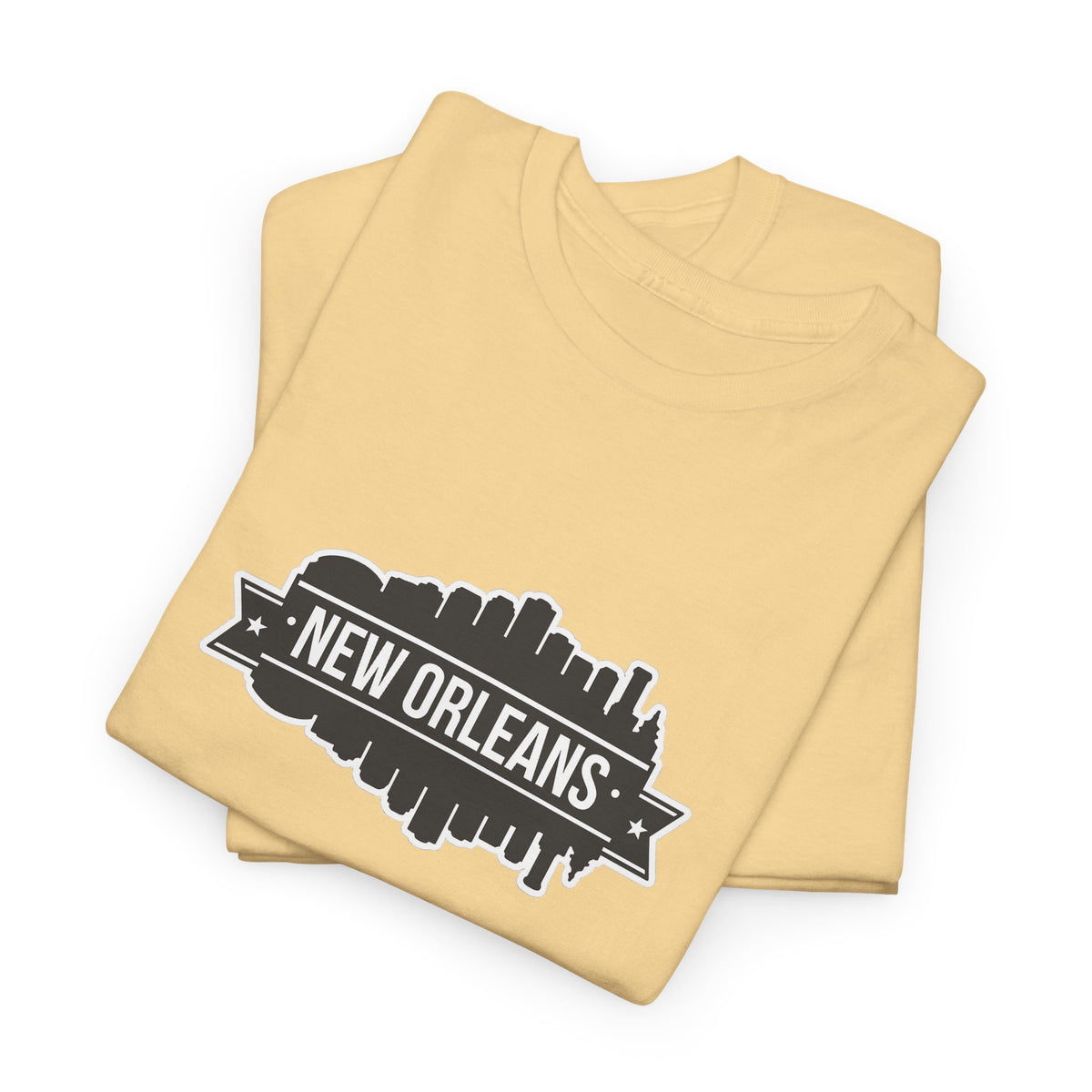 New Orleans Skyline T-Shirt – Retro Badge Cityscape Tee