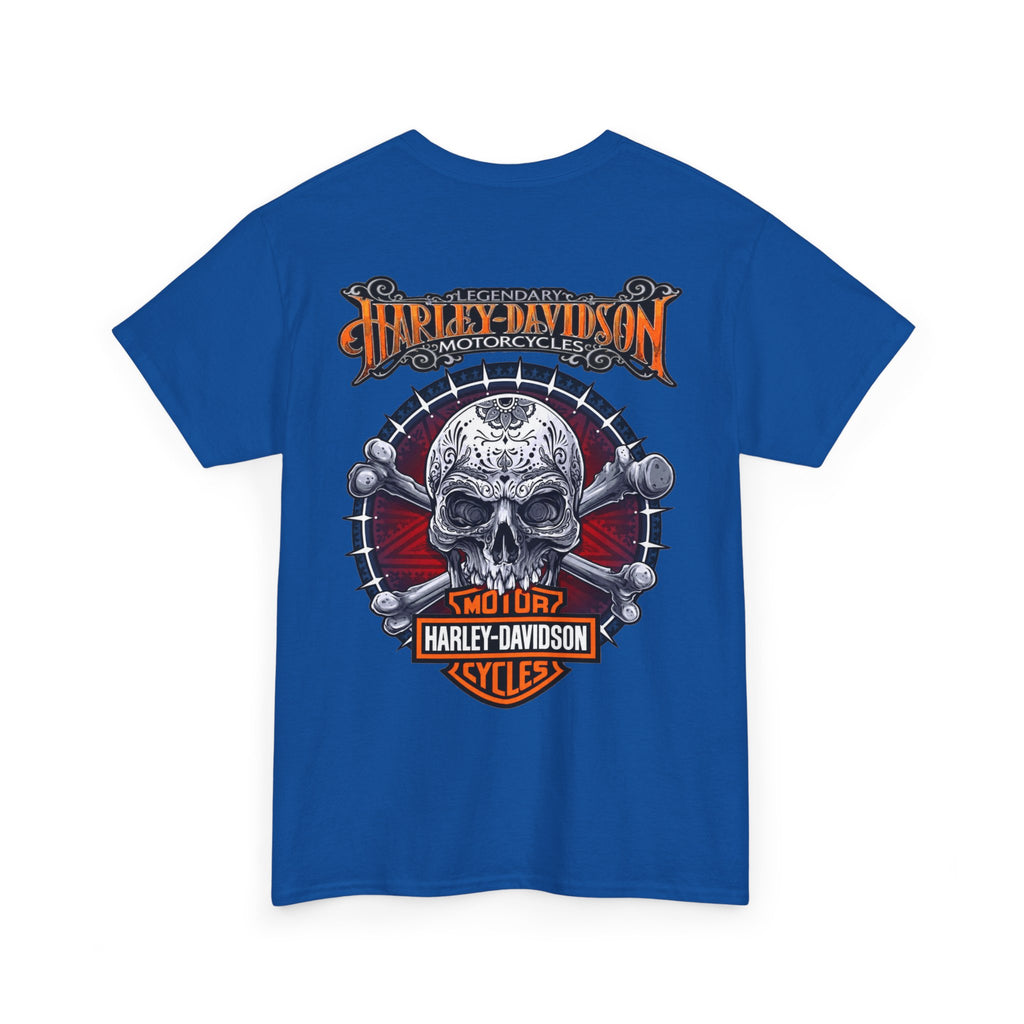 Harley-Davidson Skull Logo Cotton T‑Shirt