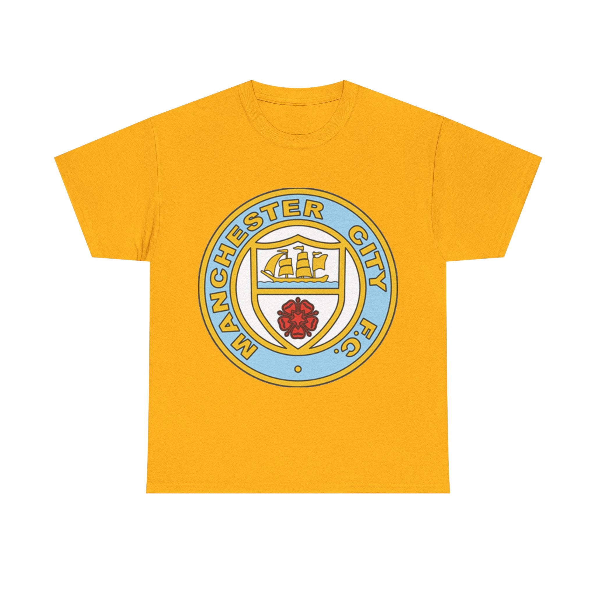 Manchester City FC Retro Crest T-Shirt – Retro Football Fan Tee