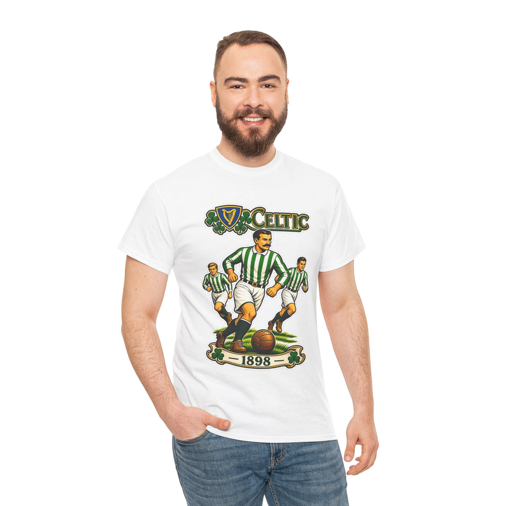 Celtic Football Retro Players Tee — 1898 Vintage Soccer Shirt