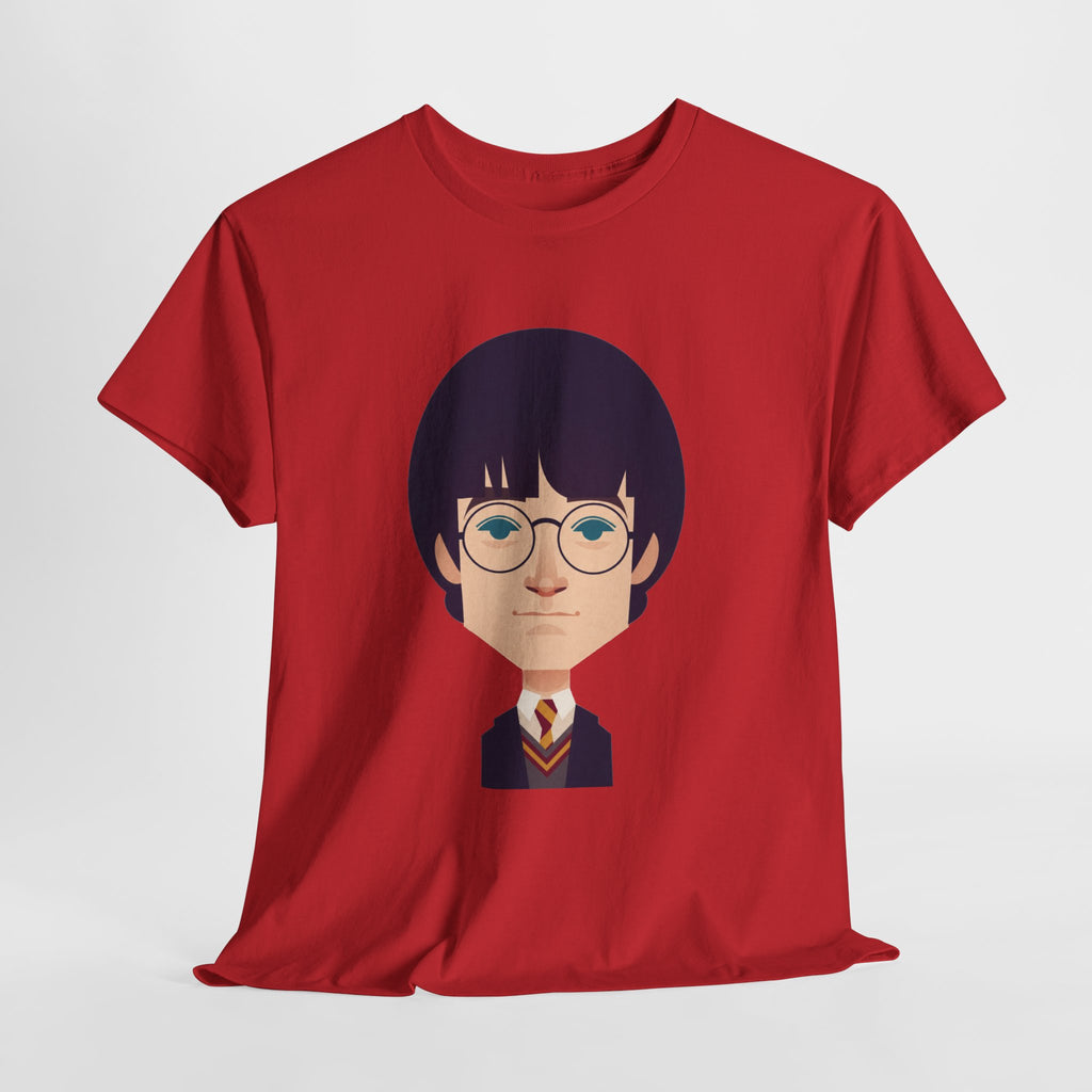 Harry Potter Wizard School Boy Cartoon Cotton T-Shirt
