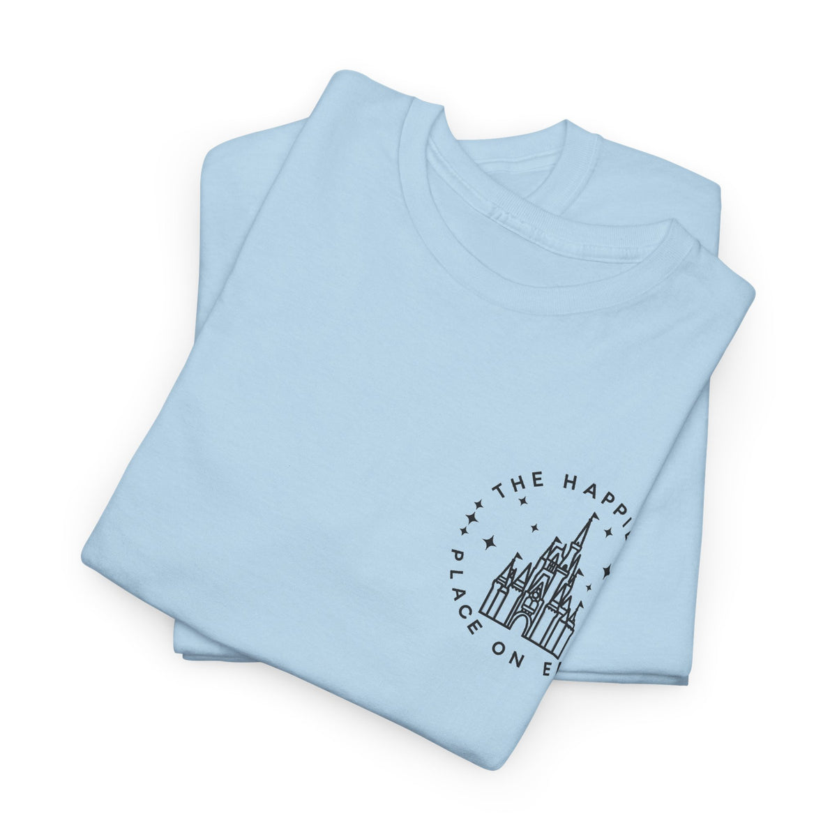 The Happiest Place on Earth Castle Graphic Cotton T-Shirt