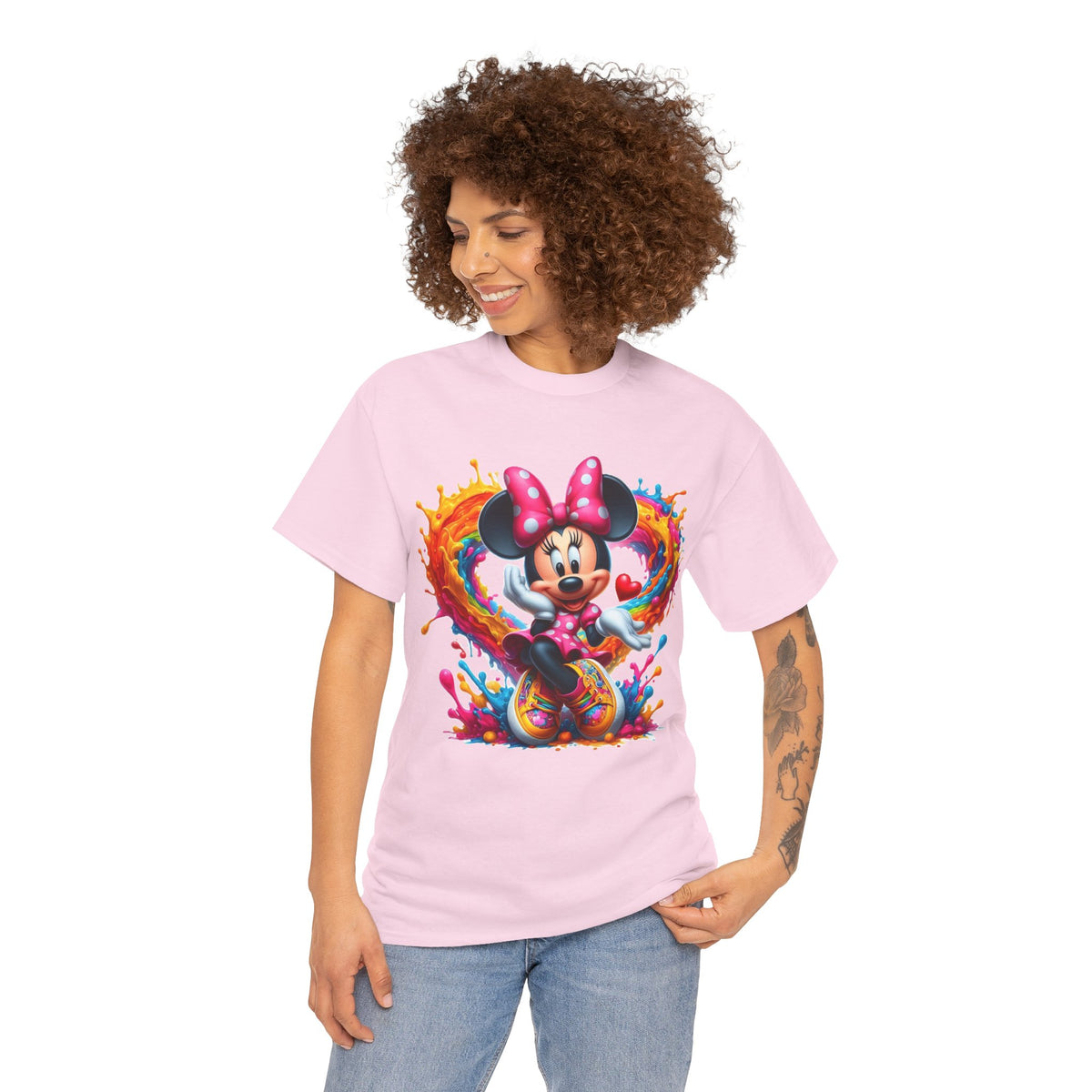 Minnie Mouse Unofficial Color Splash T‑Shirt