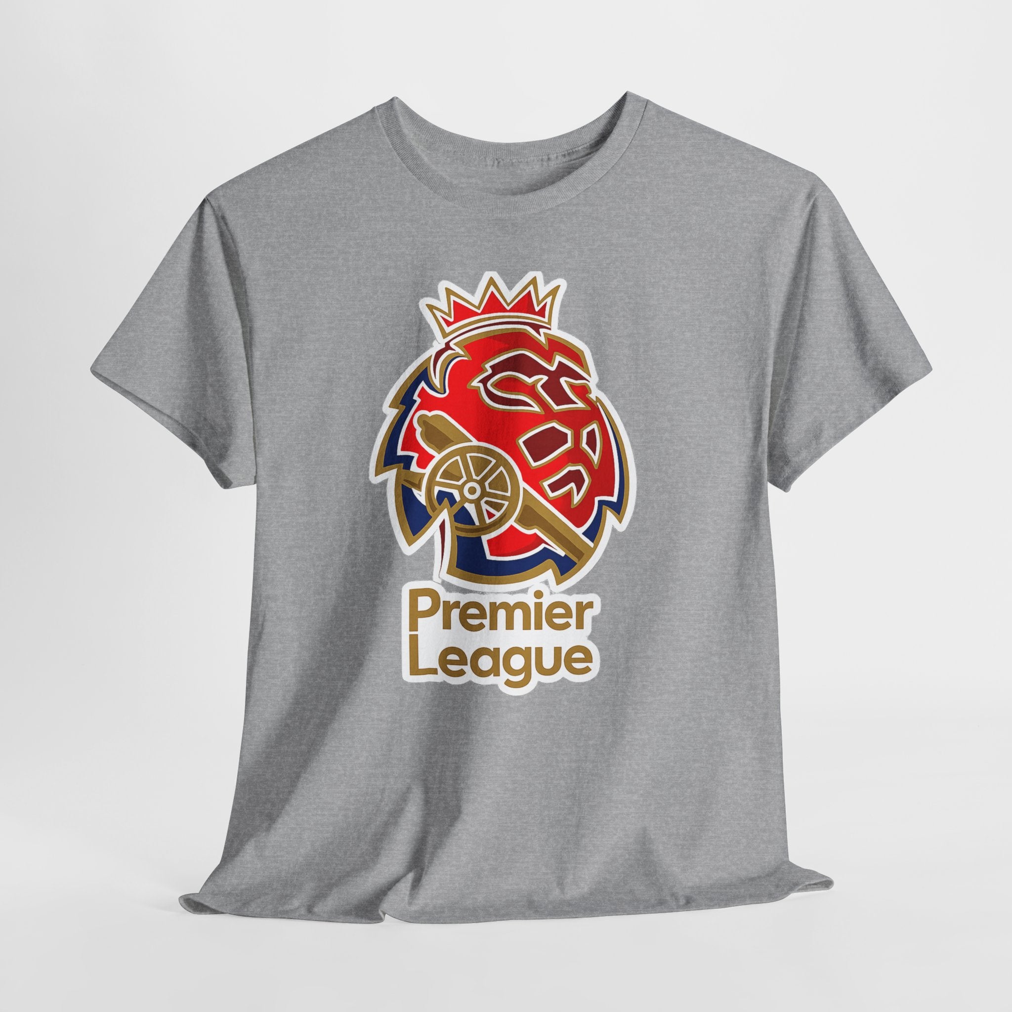 Arsenal Premier League Lion Logo T-Shirt — Soccer Fan Tee