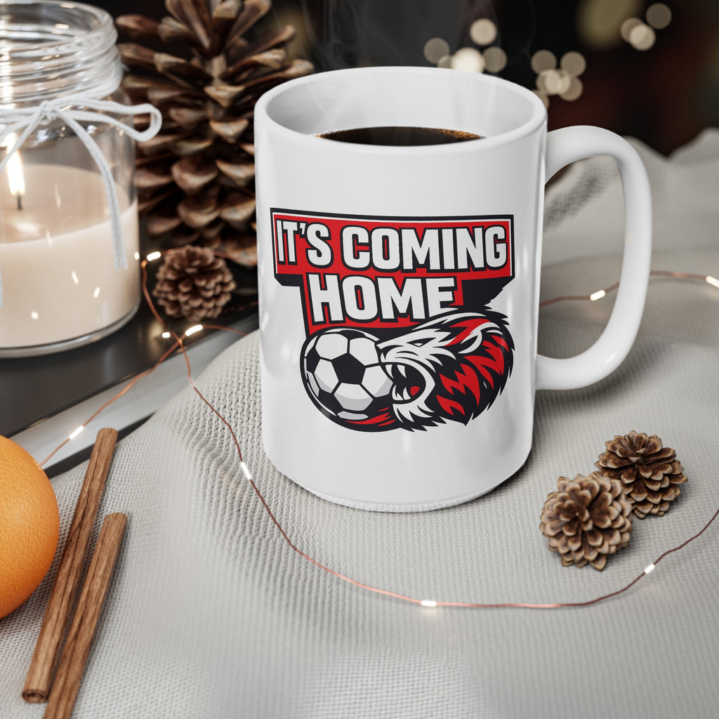 It's Coming Home England Soccer Mug — Ceramic Coffee Cup (11oz & 15oz)