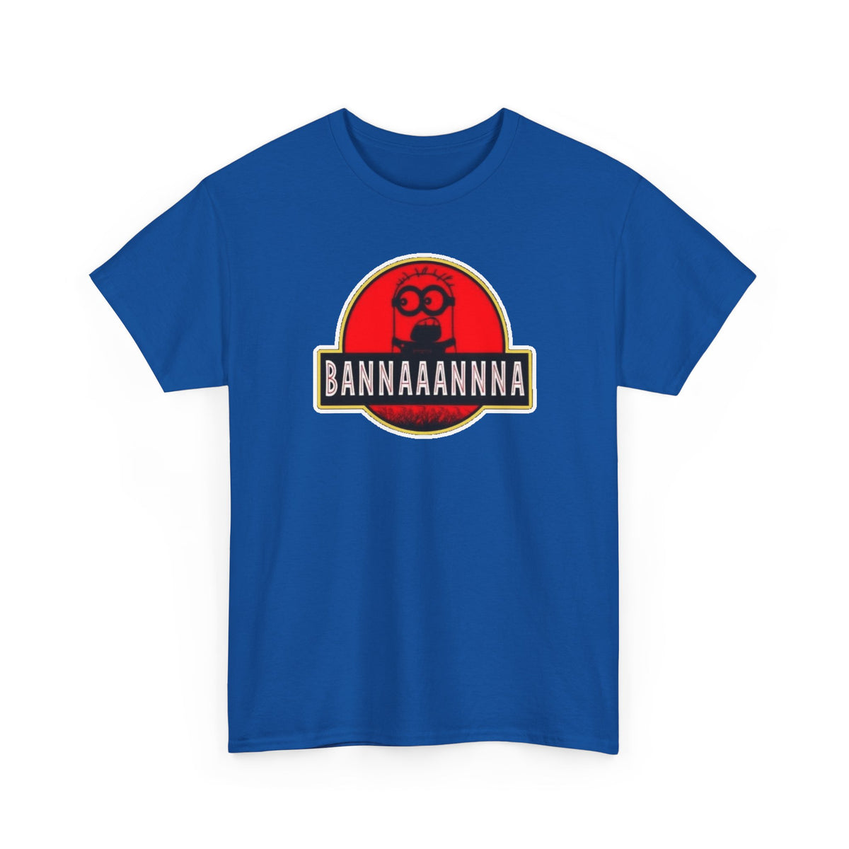 Bannaaannna Graphic Tee — Retro Red Logo Funny Banana Shirt