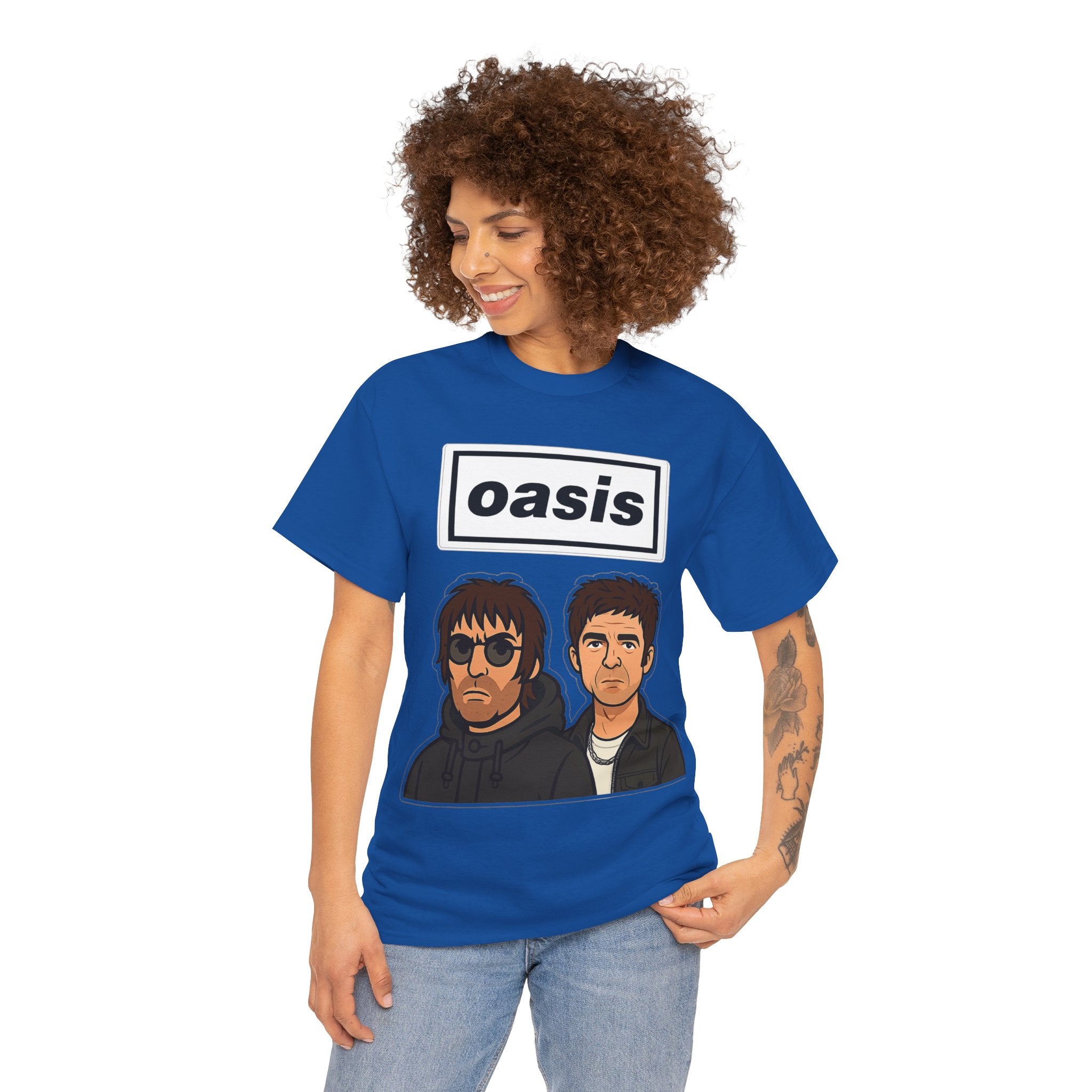 Oasis Inspired Unofficial Band Logo Tee — 'oasis' Graphic T-Shirt