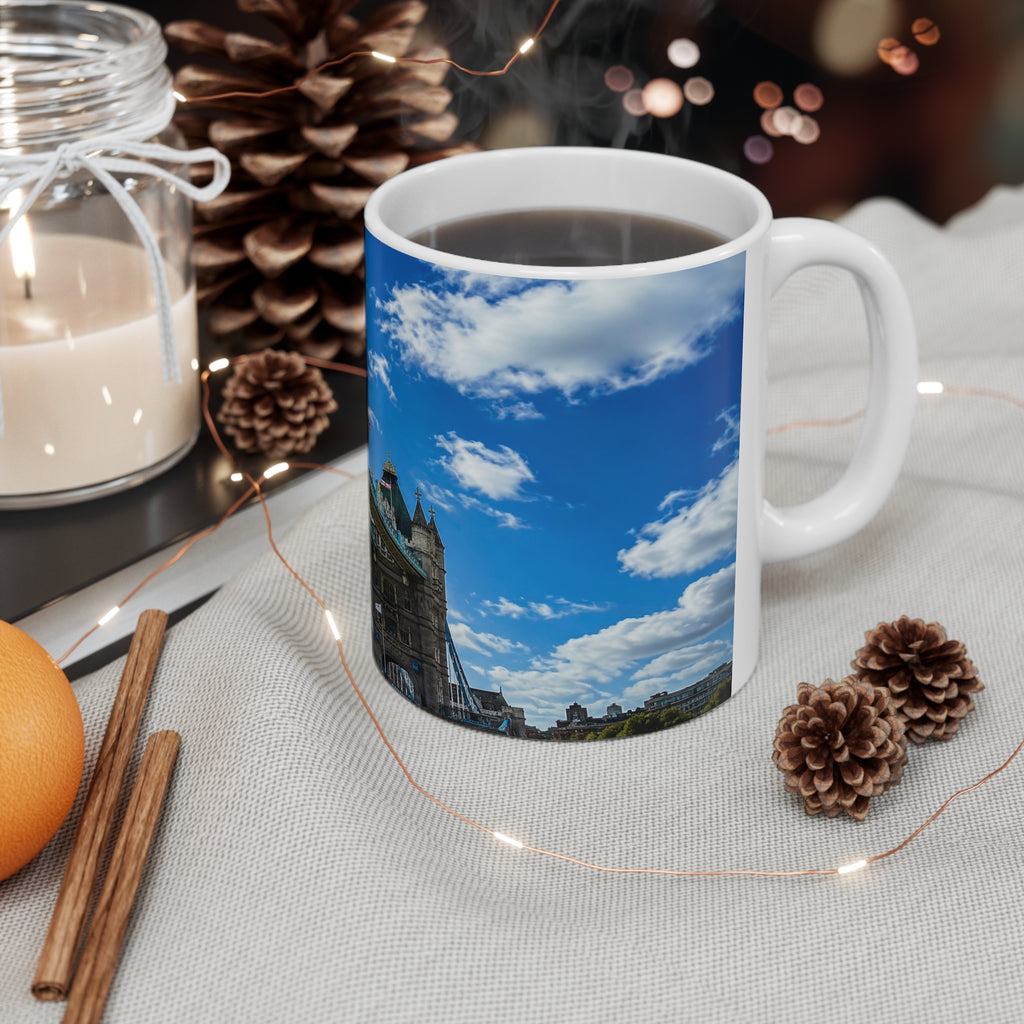 London Tower Bridge Ceramic Mug — Scenic UK Travel Coffee Cup (11oz, 15oz)
