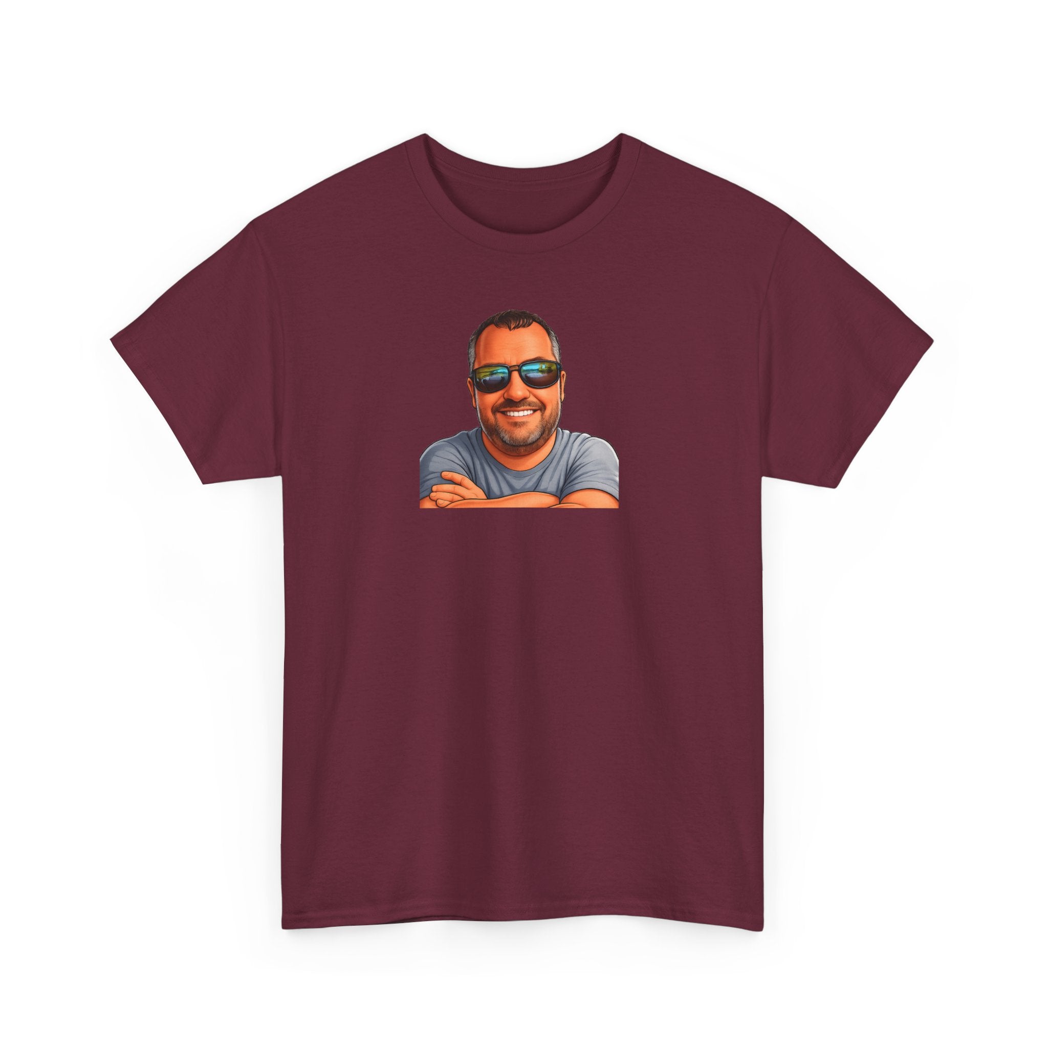 T-Shirt — "Mama Always Said Life Is Like A Box Of Chocolates" Graphic Tee (Funny Retro Portrait)