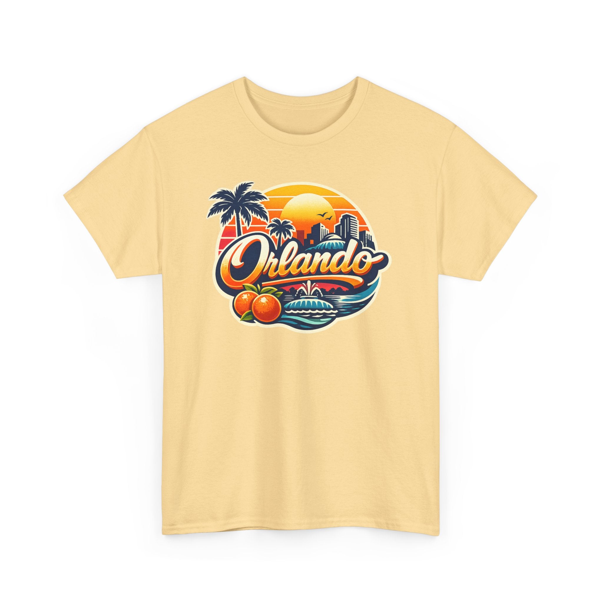 Orlando Retro Sunset T-Shirt — Vintage Florida Vacation Tee