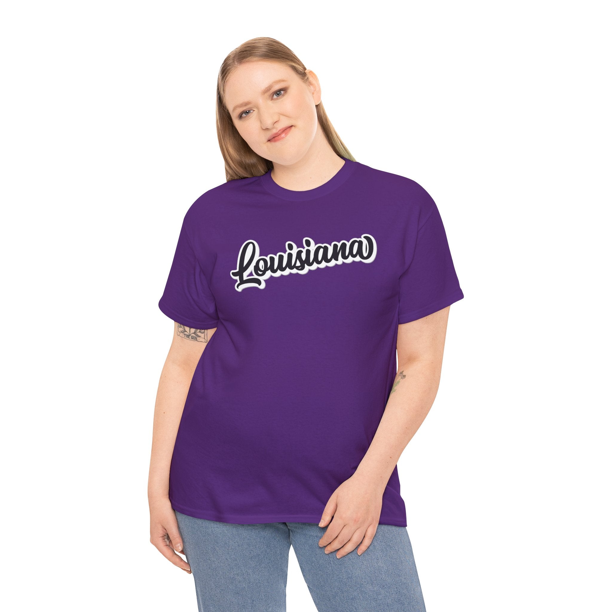 Louisiana Script Cotton T-Shirt