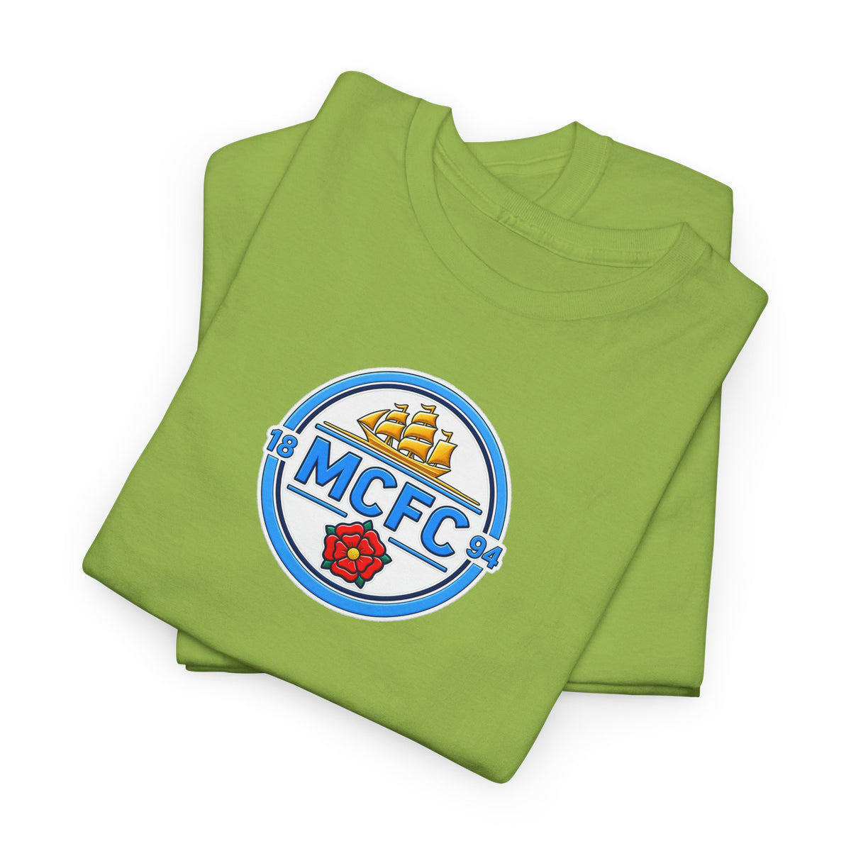 MCFC Retro Crest T‑Shirt — Vintage Soccer Fan Tee