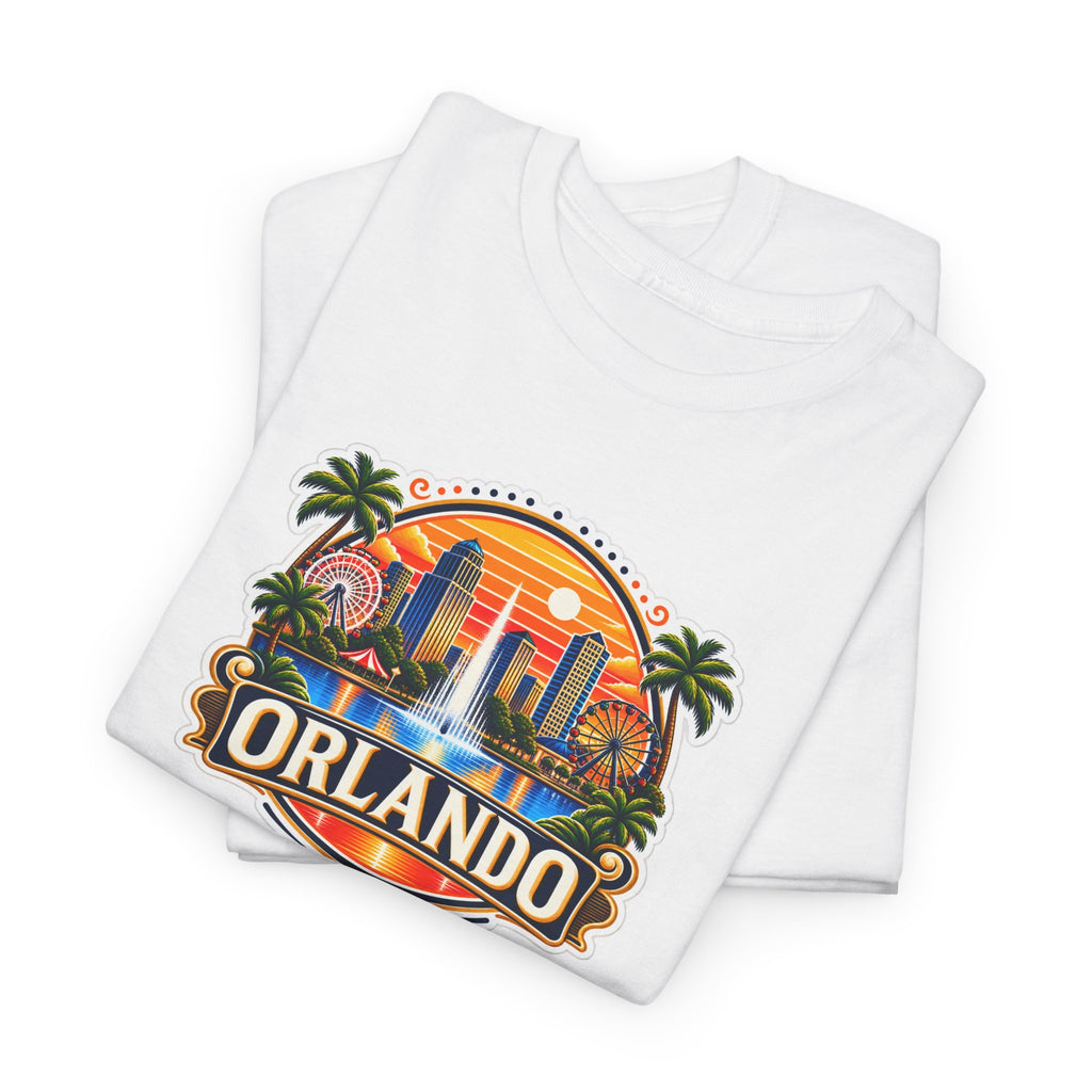 Orlando Sunset Logo Cotton T-Shirt
