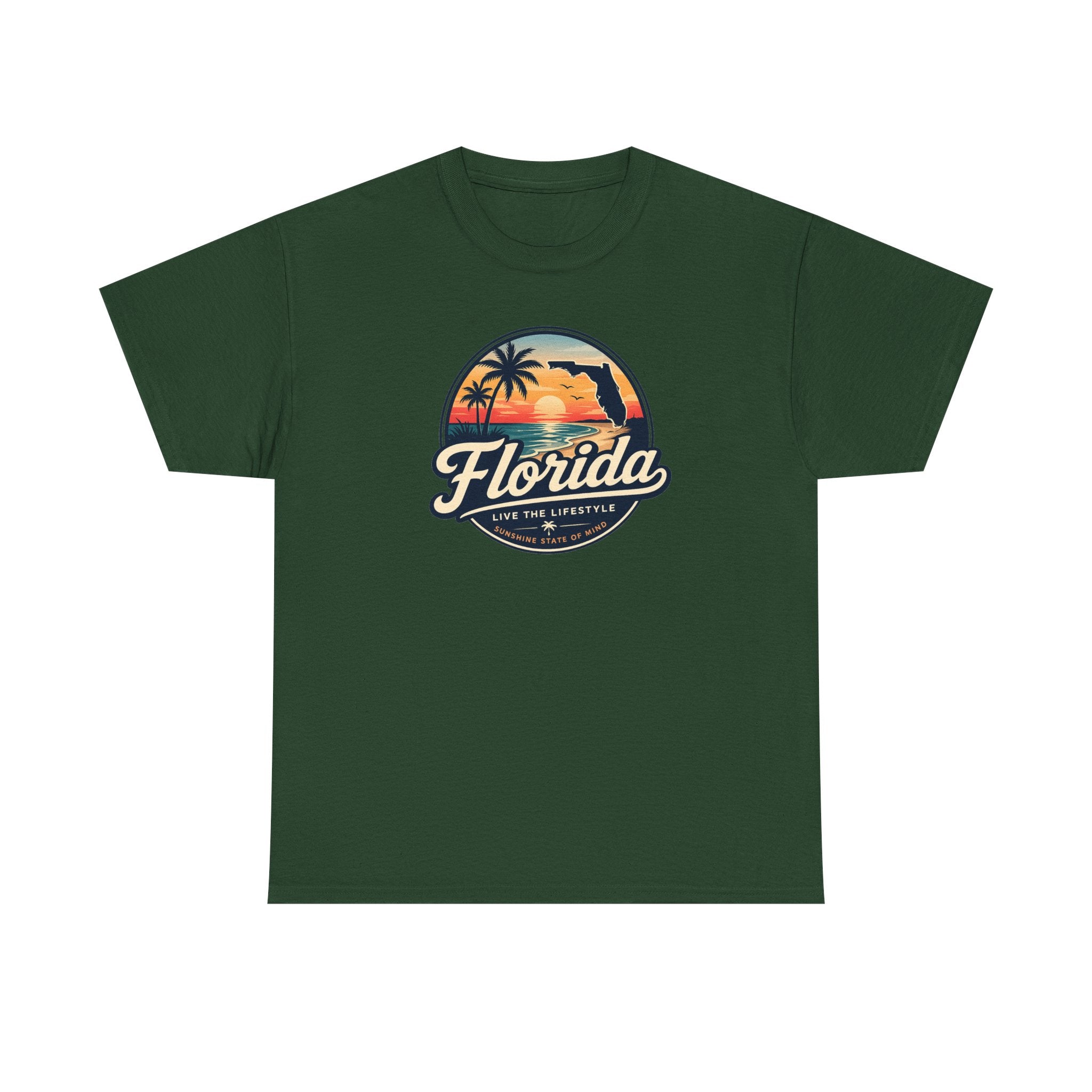 Florida Sunset Tee — Vintage Palm Beach Graphic T-Shirt