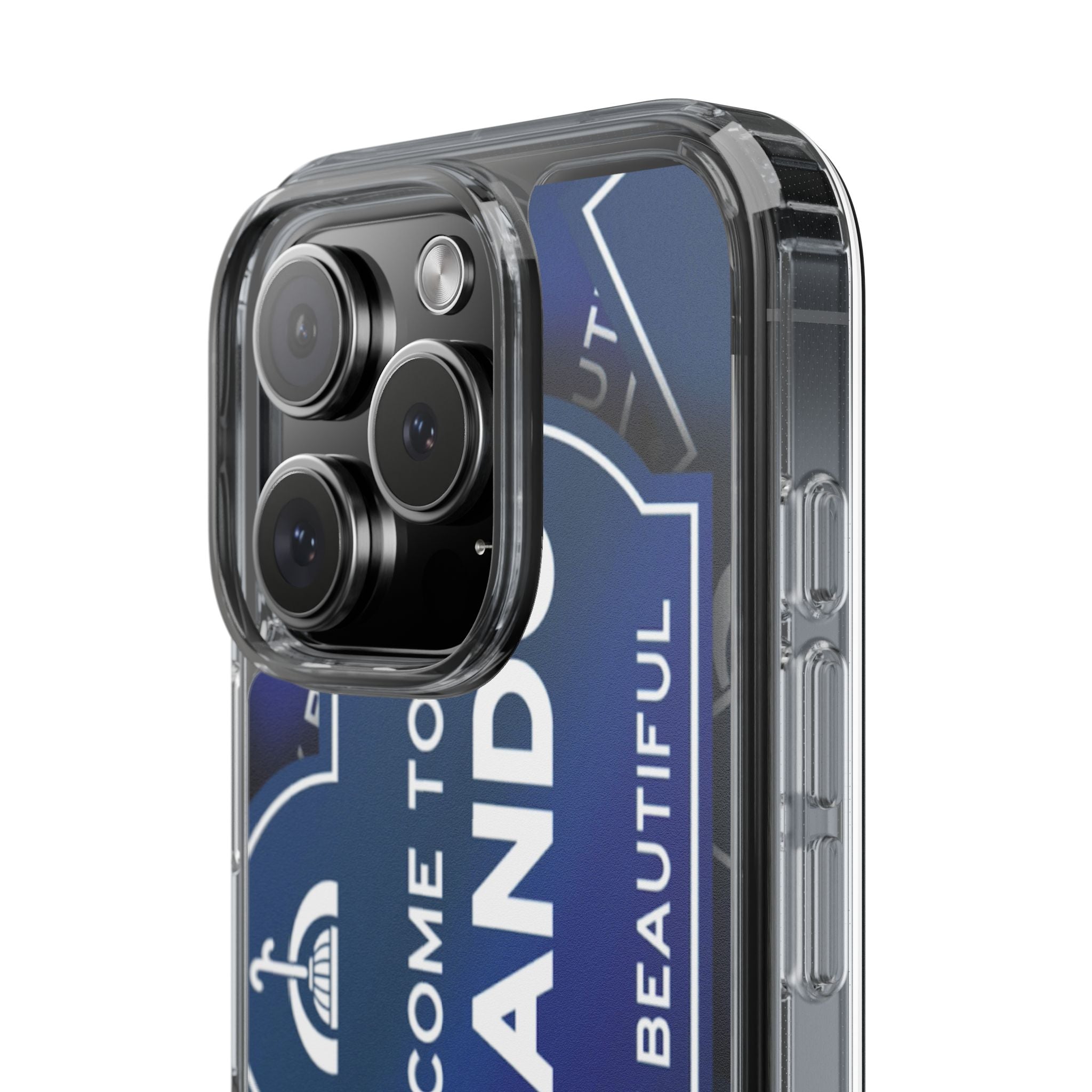 Orlando Clear Phone Case — "Welcome to Orlando" City Sign Design