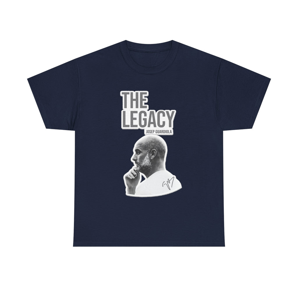 Pep Guardiola Manchester City The Legacy Tee — Inspirational Portrait Graphic T-Shirt