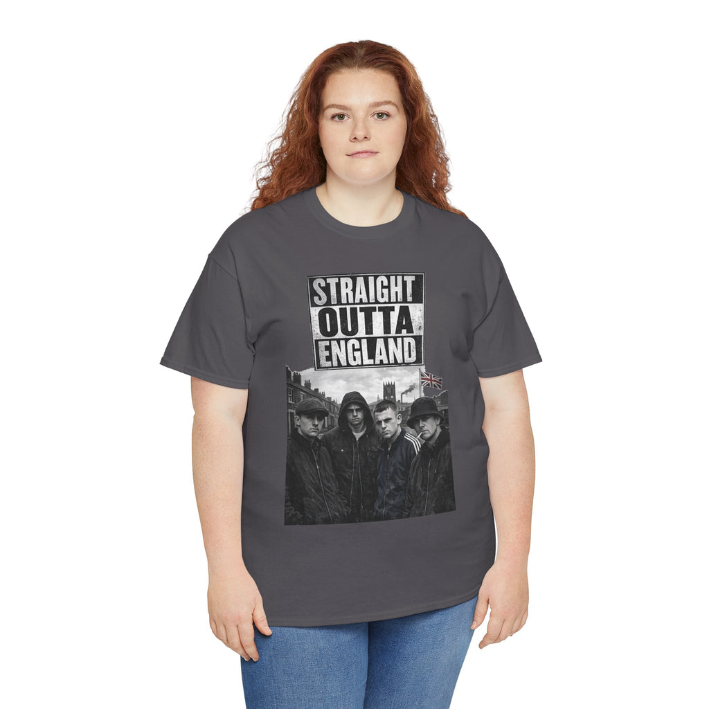 Straight Outta England T-Shirt — Retro Band Photo Tee