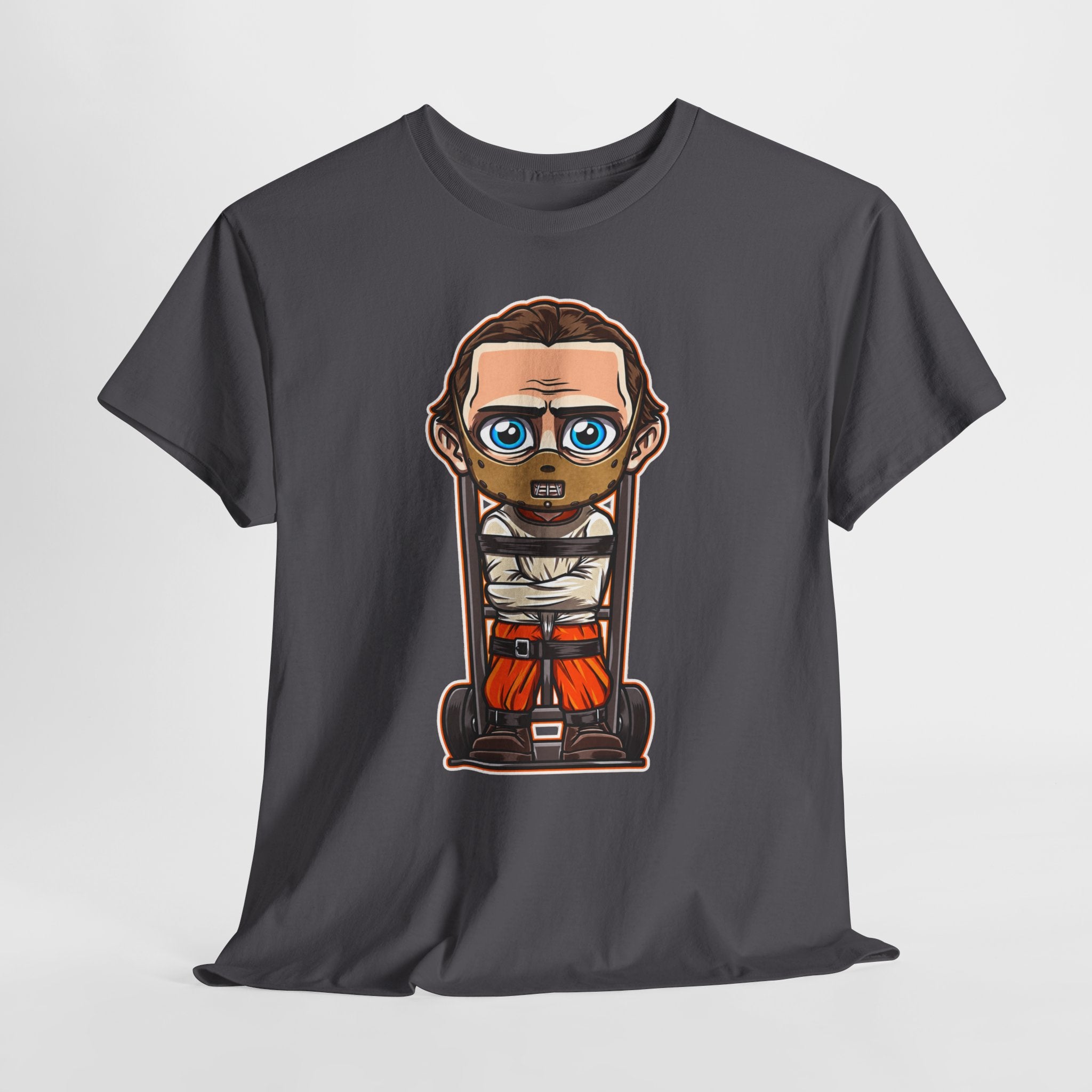 Chibi Prisoner Character Tee — Cute Cartoon Inmate Graphic T-Shirt