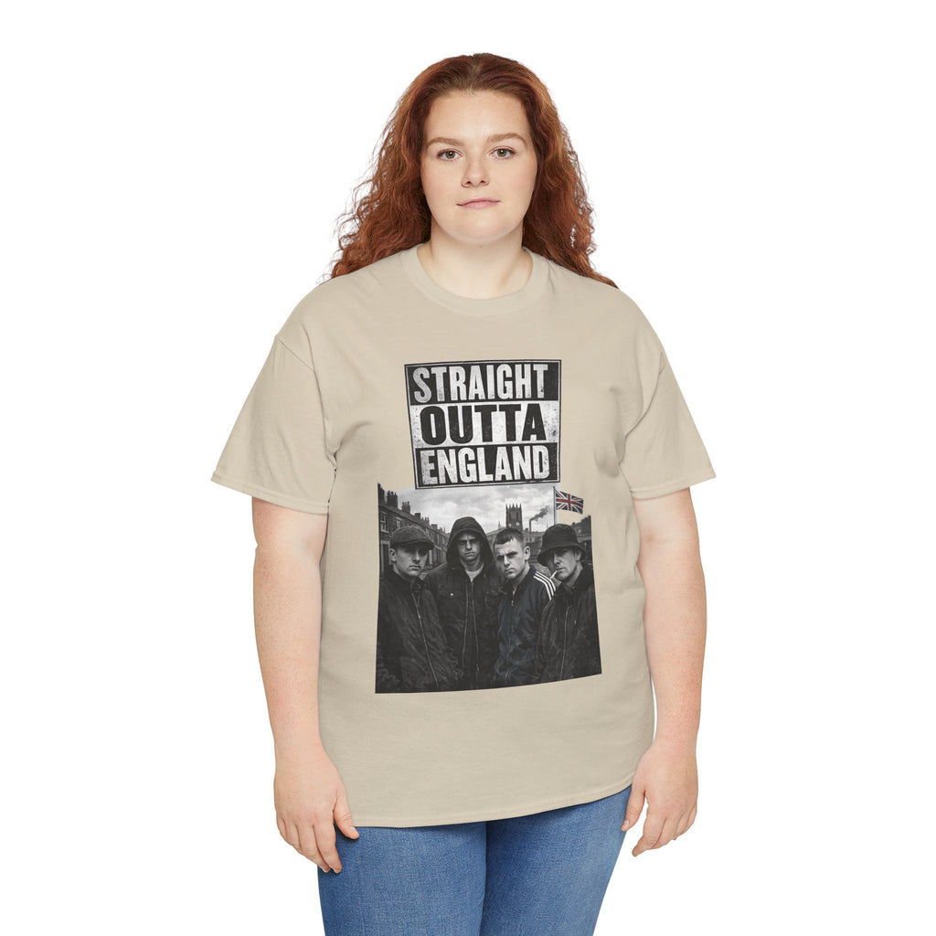 Straight Outta England T-Shirt — Retro Band Photo Tee