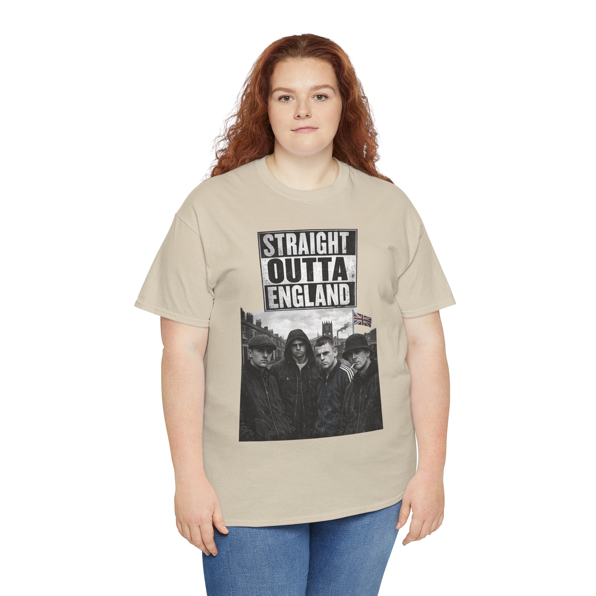 Straight Outta England T-Shirt — Retro Band Photo Tee