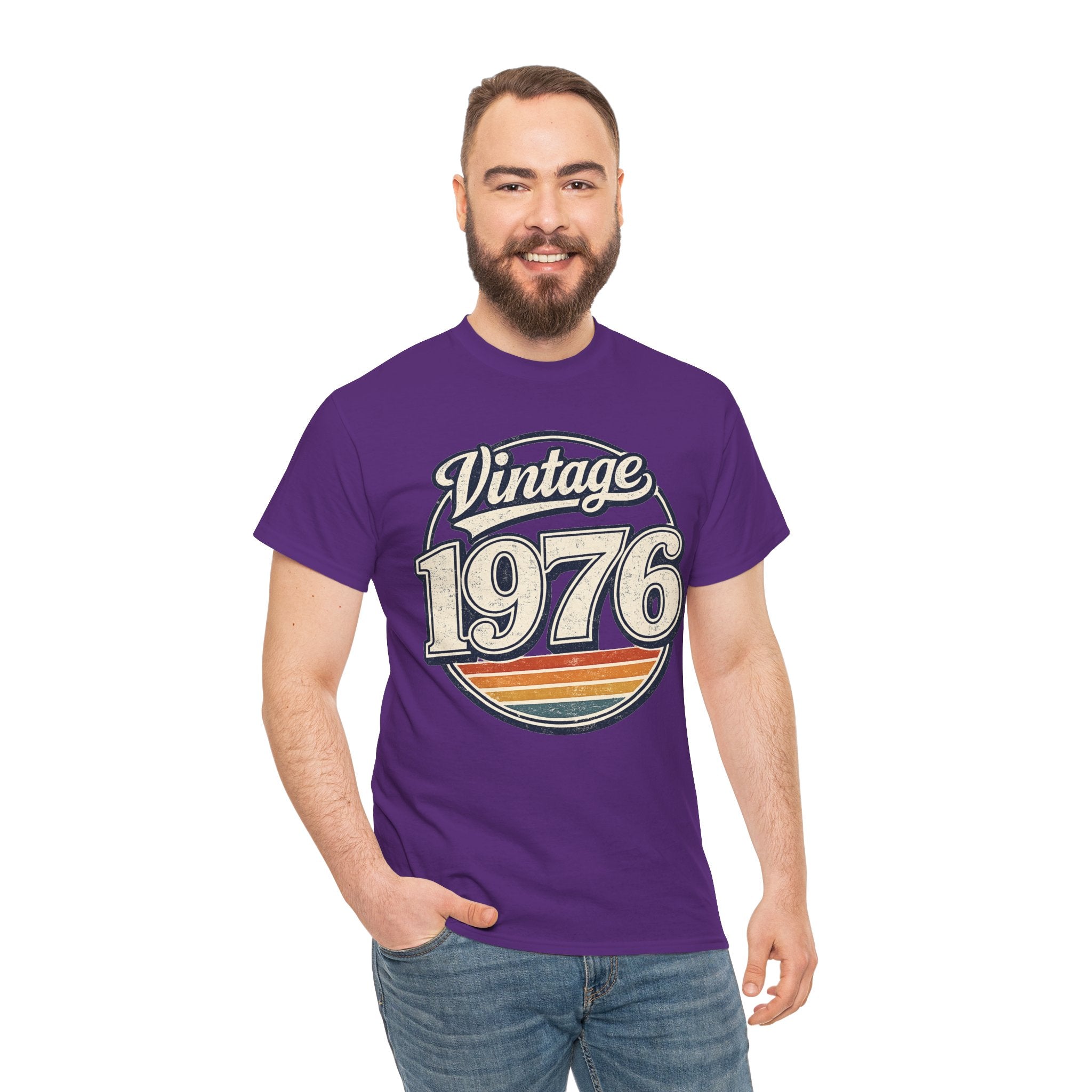 Vintage 1976 Retro Birthday Tee