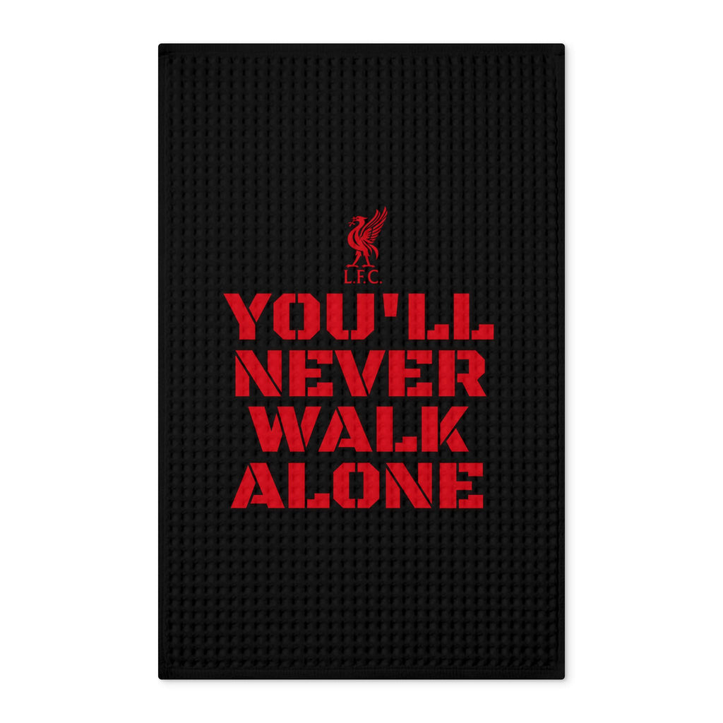 Tea Towel — 'You'll Never Walk Alone' Liverpool Waffle Kitchen Towel