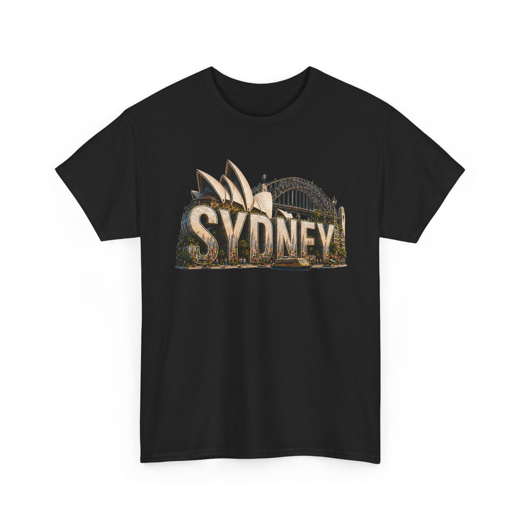 Sydney Landmark T‑Shirt — Vintage Sydney Opera House & Harbour Bridge Tee