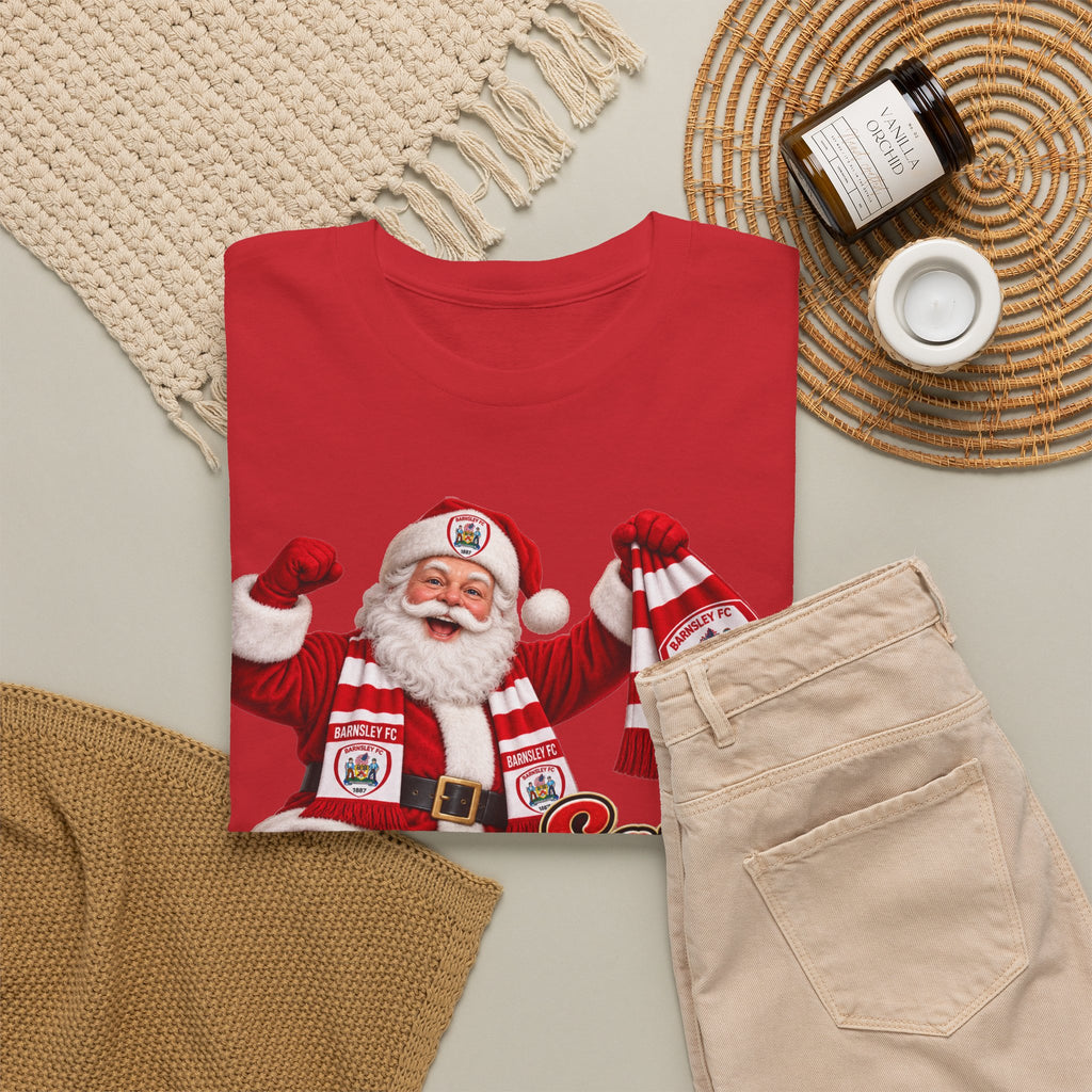 Santa Is a Barnsley Fan Cotton T‑Shirt