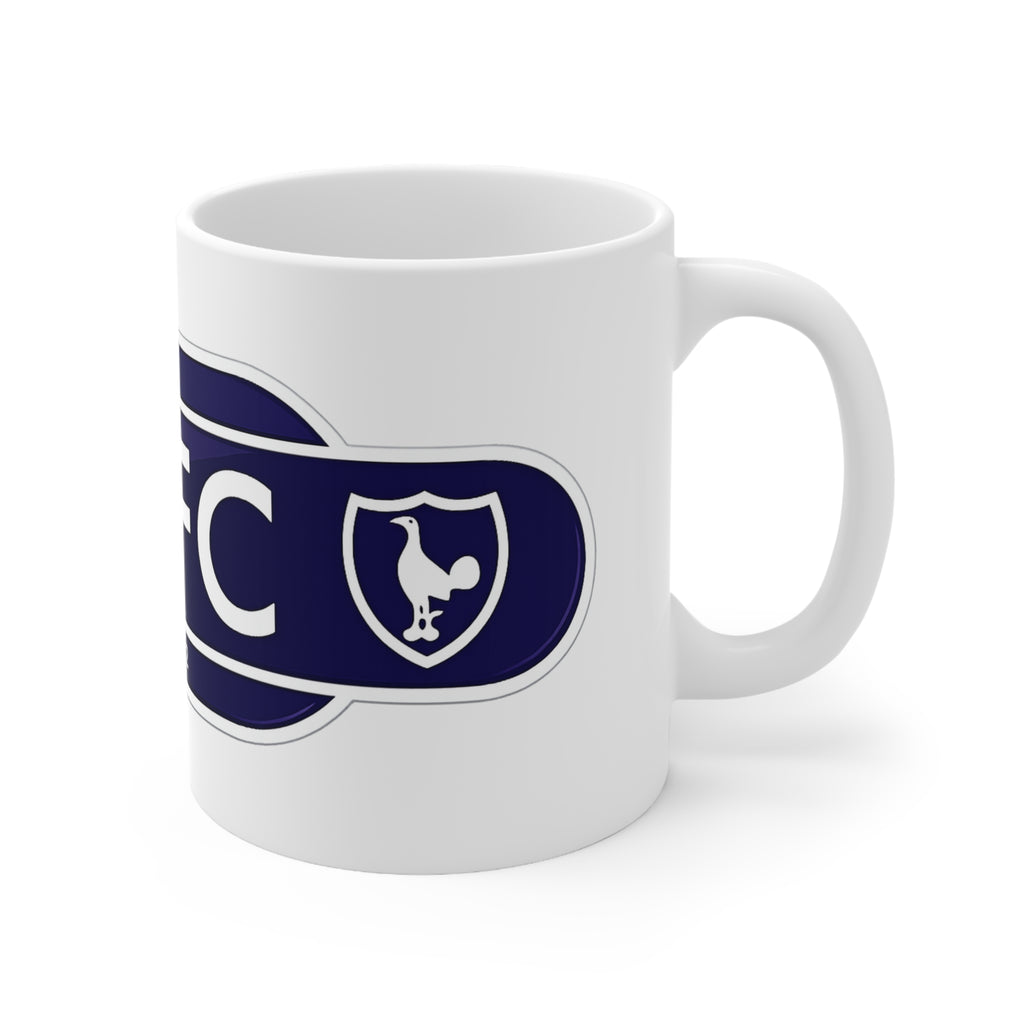 THFC Tottenham Hotspur Railway Sign Coffee Mug — Tottenham Hotspur Fan Mug (11oz & 15oz)