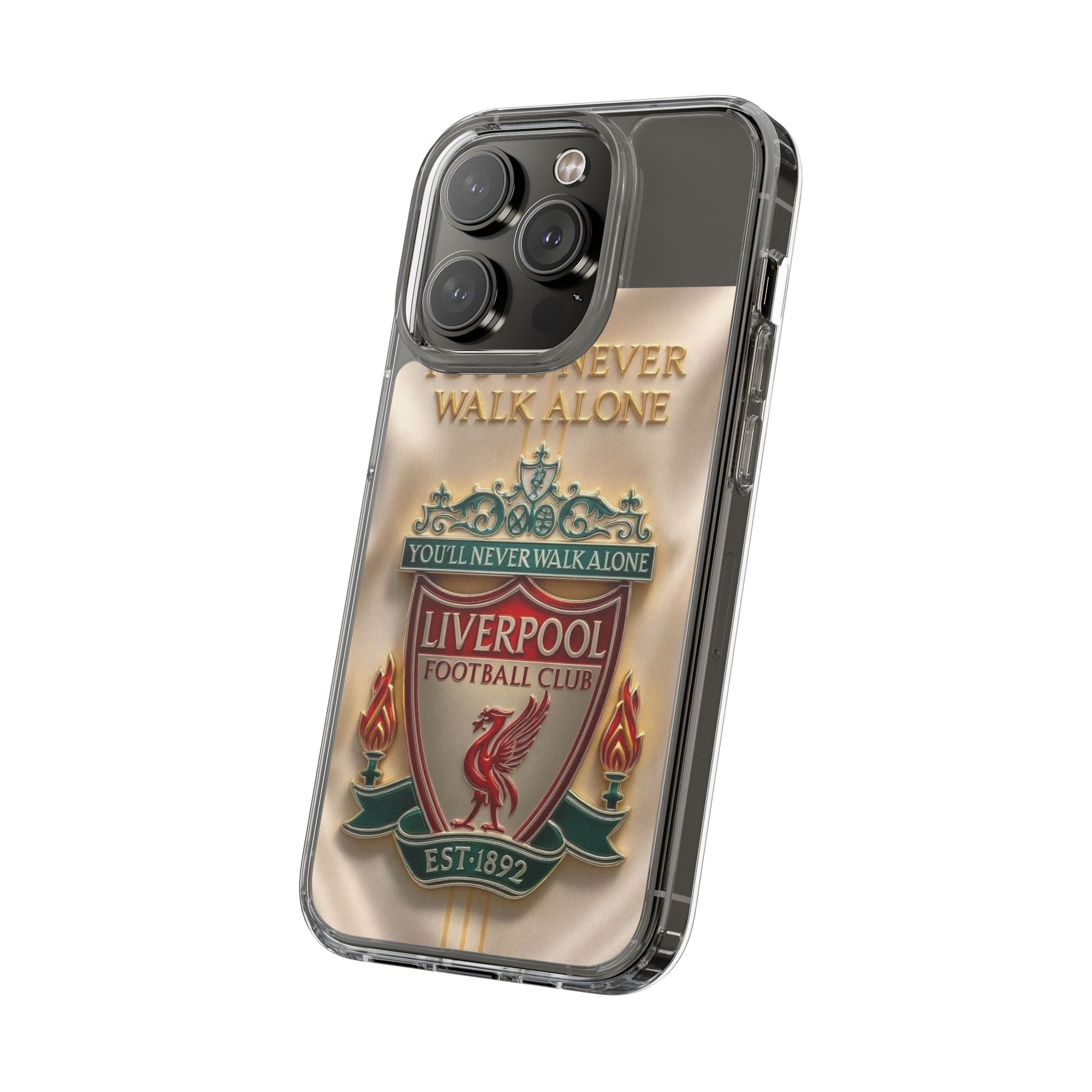 Liverpool FC 'You'll Never Walk Alone' Clear Phone Case