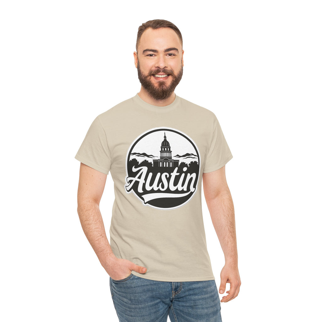 Austin Capitol Graphic Cotton T-Shirt / Tee