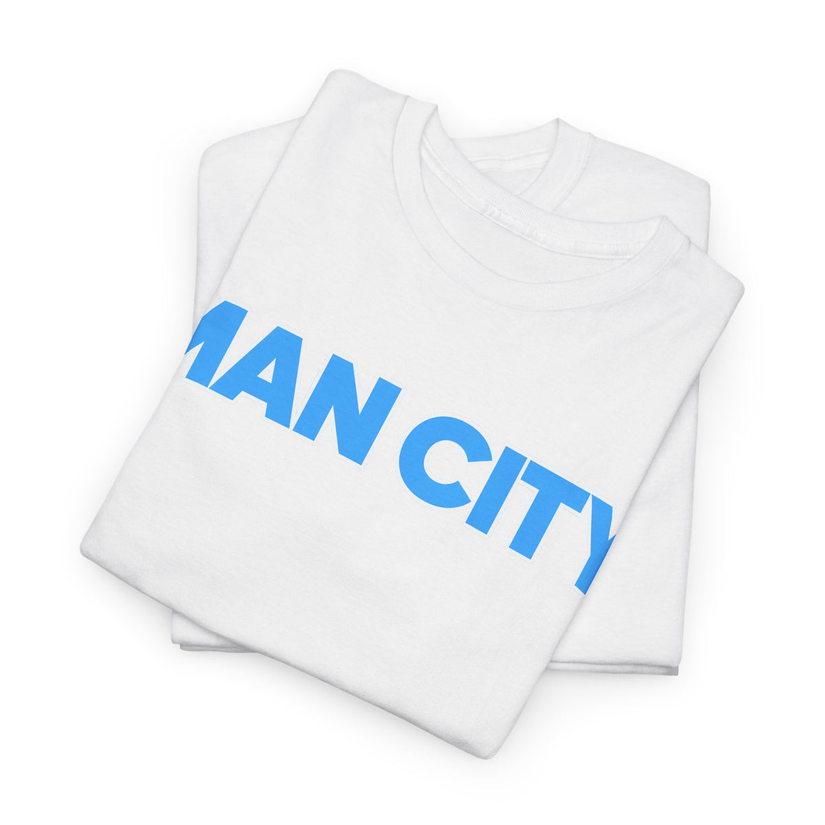 Man City Cotton T‑Shirt — Minimal Football Fan Tee