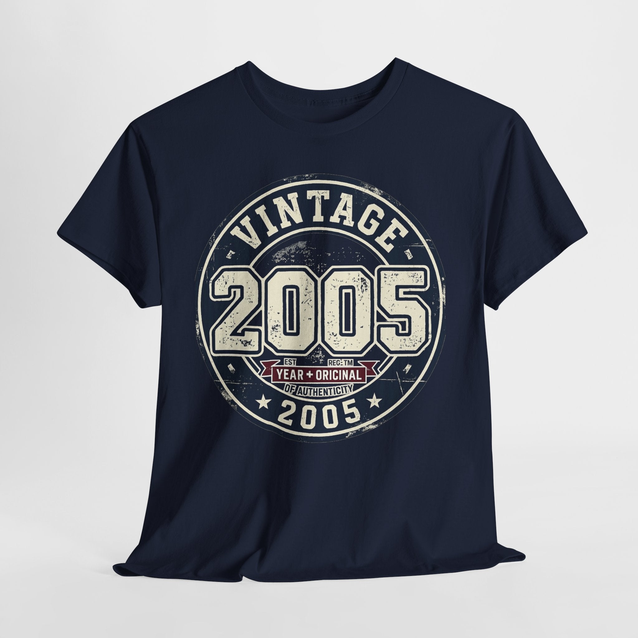 Vintage 2005 T-Shirt — Retro Birth Year Graphic Tee