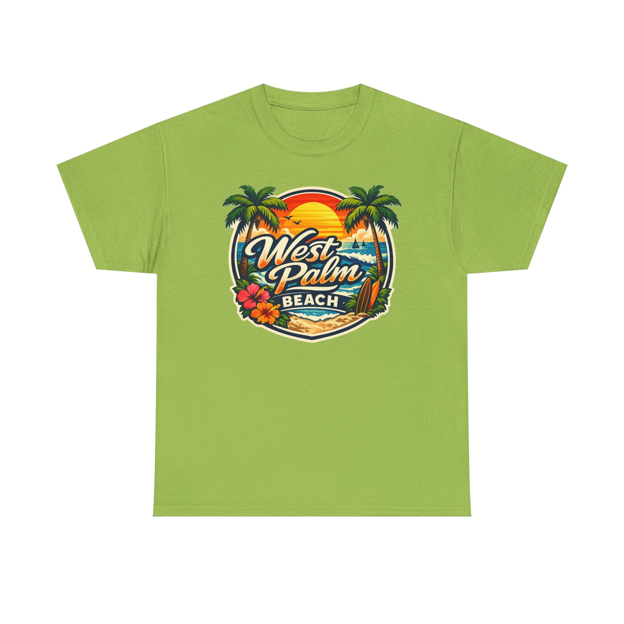 West Palm Beach Retro Sunset T-Shirt