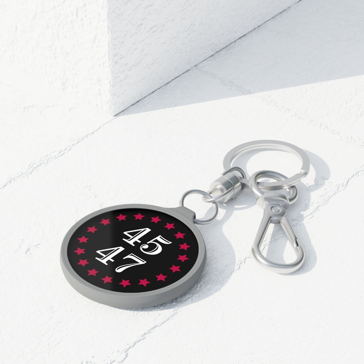 Trump 45/47 Presidential Inspired Keyring Tag