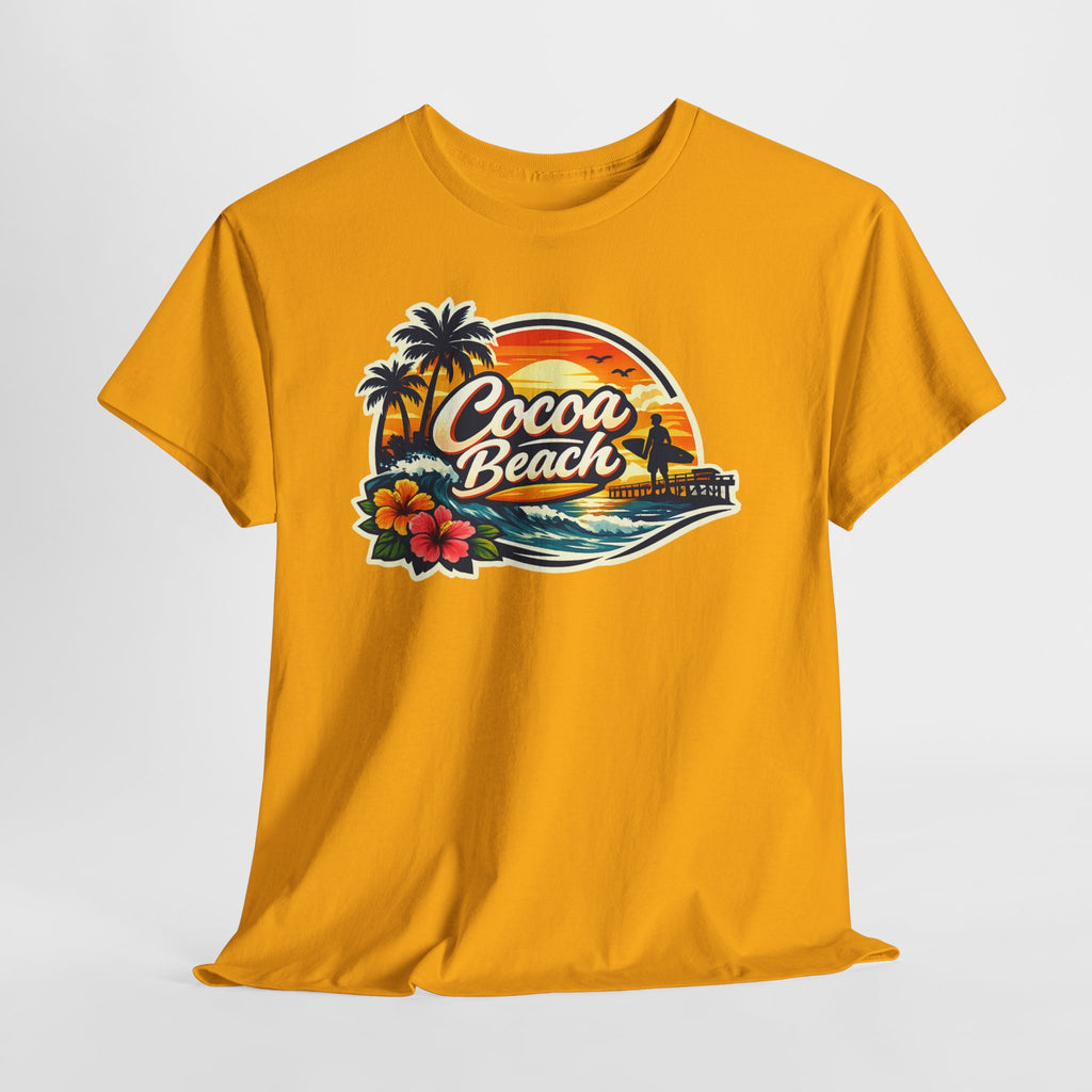 Cocoa Beach Vintage Sunset T-Shirt