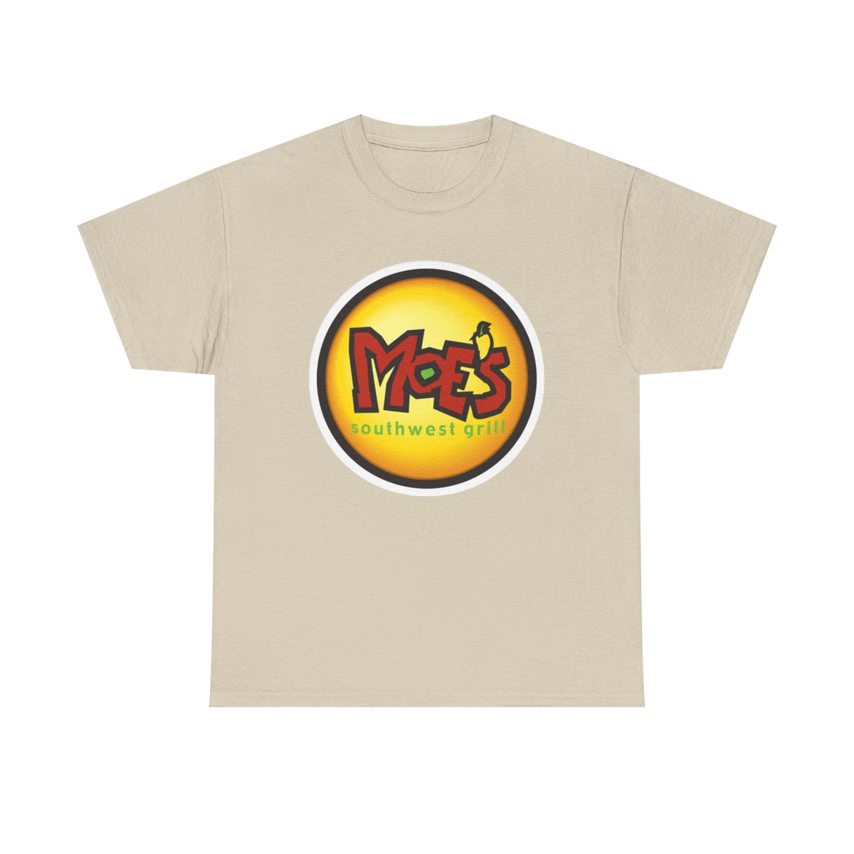 Moe's Universal Inspired T-Shirt — "Moe's Southwest Grill" Logo Tee