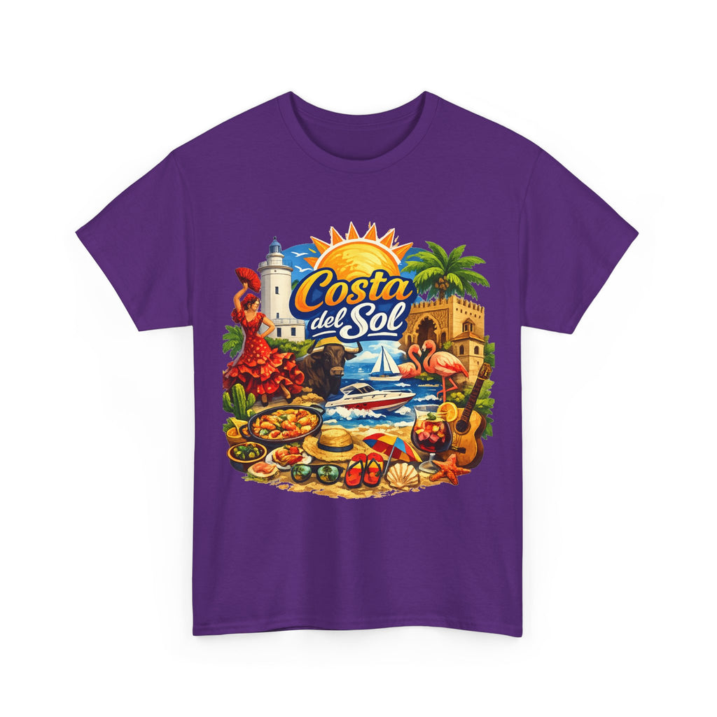Costa del Sol Beach T-Shirt — Vintage Tropical Vacation Tee