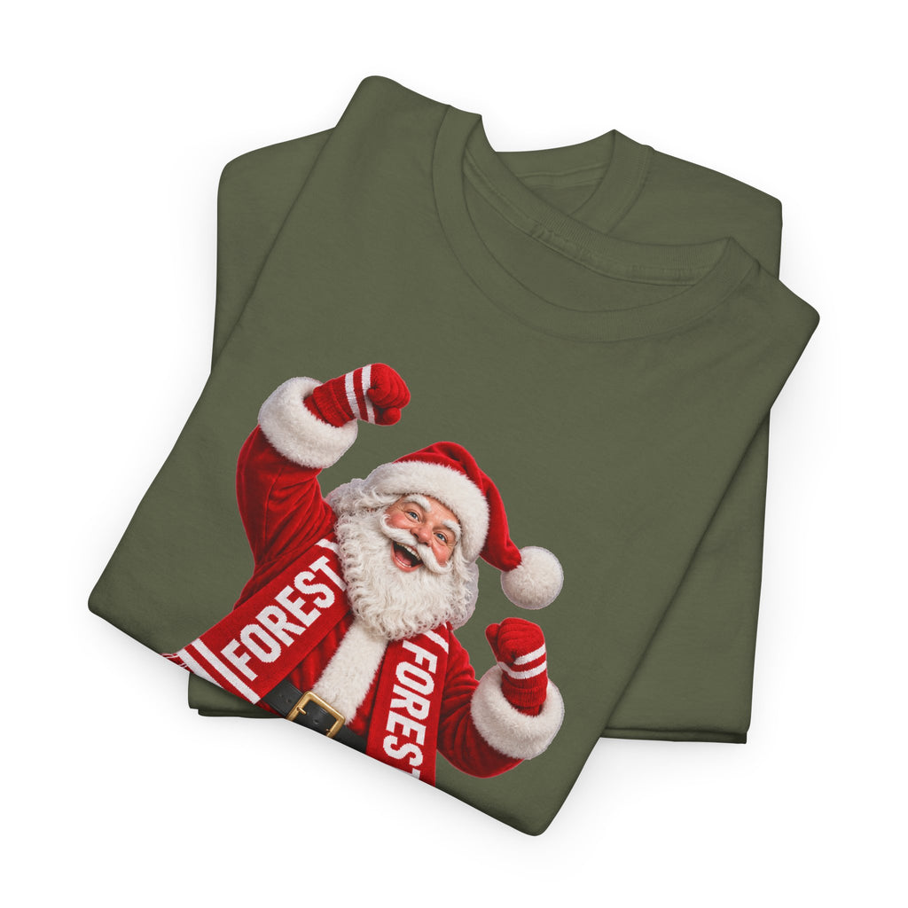Nottingham Forest Santa Claus Dancing T‑Shirt — Vintage Christmas Holiday Tee