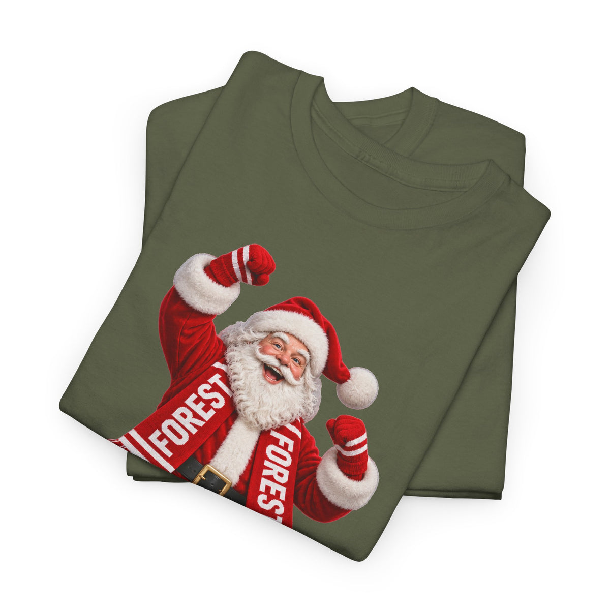 Nottingham Forest Santa Claus Dancing T‑Shirt — Vintage Christmas Holiday Tee
