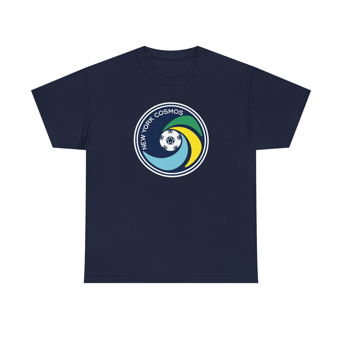New York Cosmos Retro Logo Cotton T‑Shirt — Vintage Soccer Tee