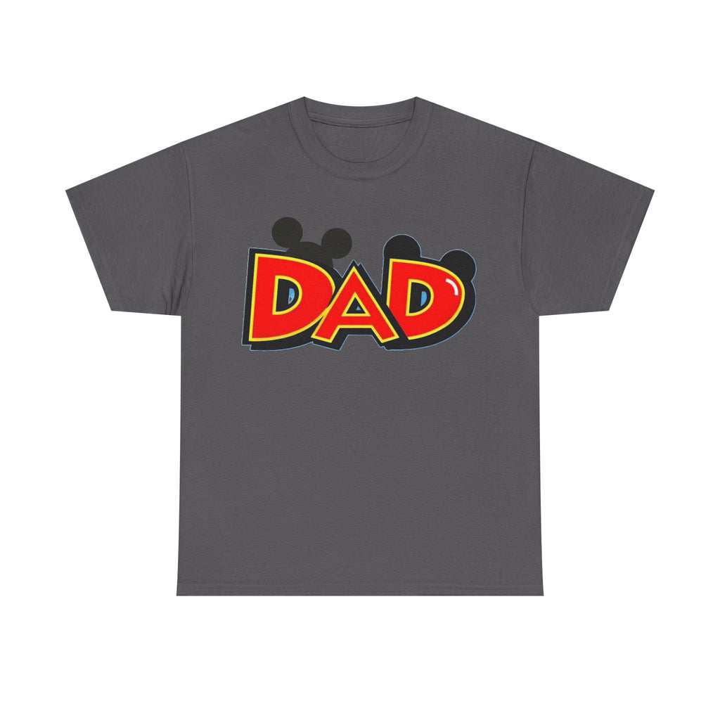 Disney Dad Mickey Ears T-Shirt – Retro Cartoon Dad Tee, Perfect Father’s Day Gift