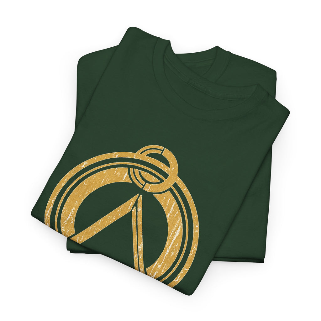 There Is No Place Like Home Graphic Tee — Vintage Gold Sigil T‑Shirt